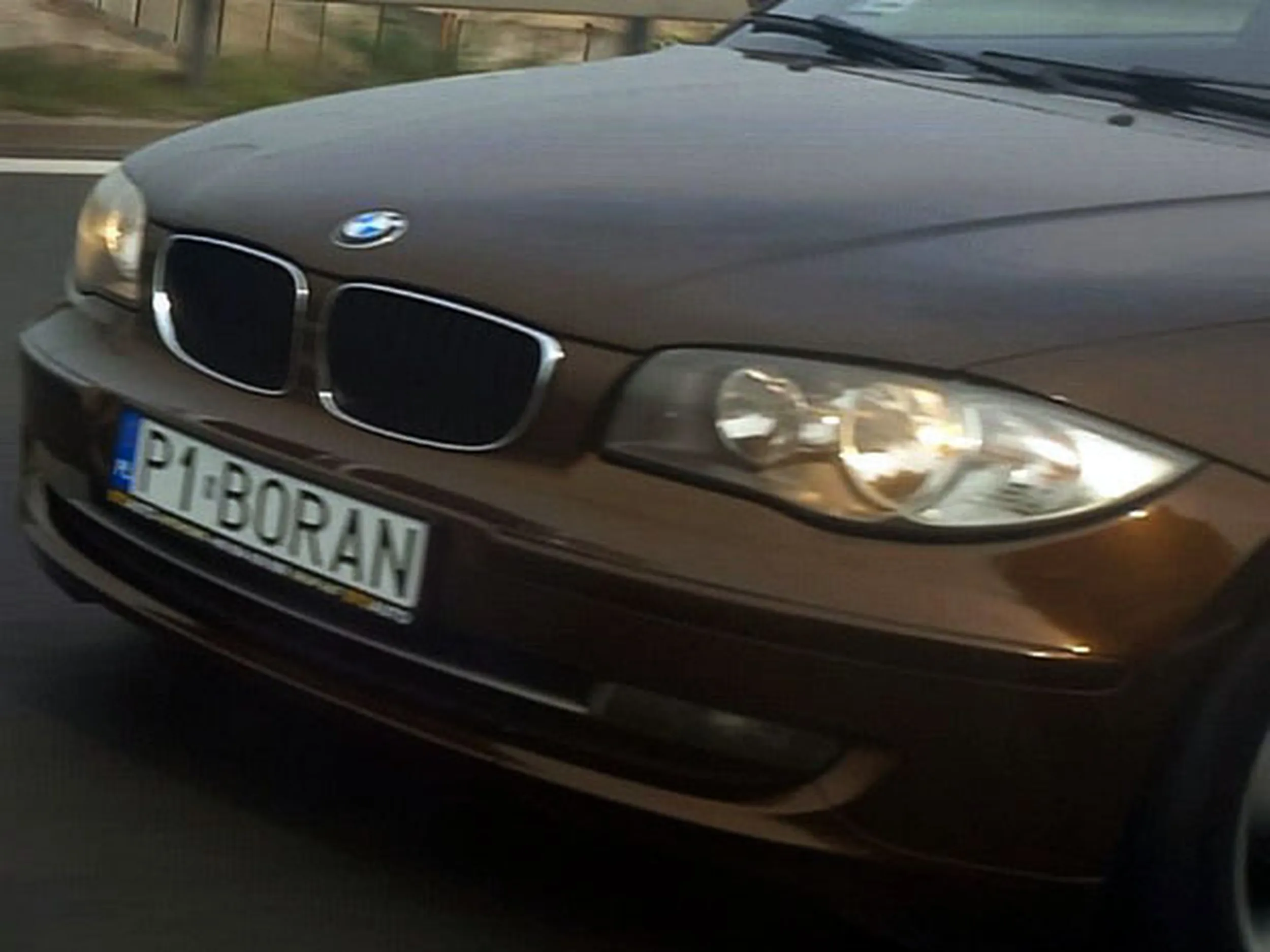 Fajny numer, blacha P1 BORAN