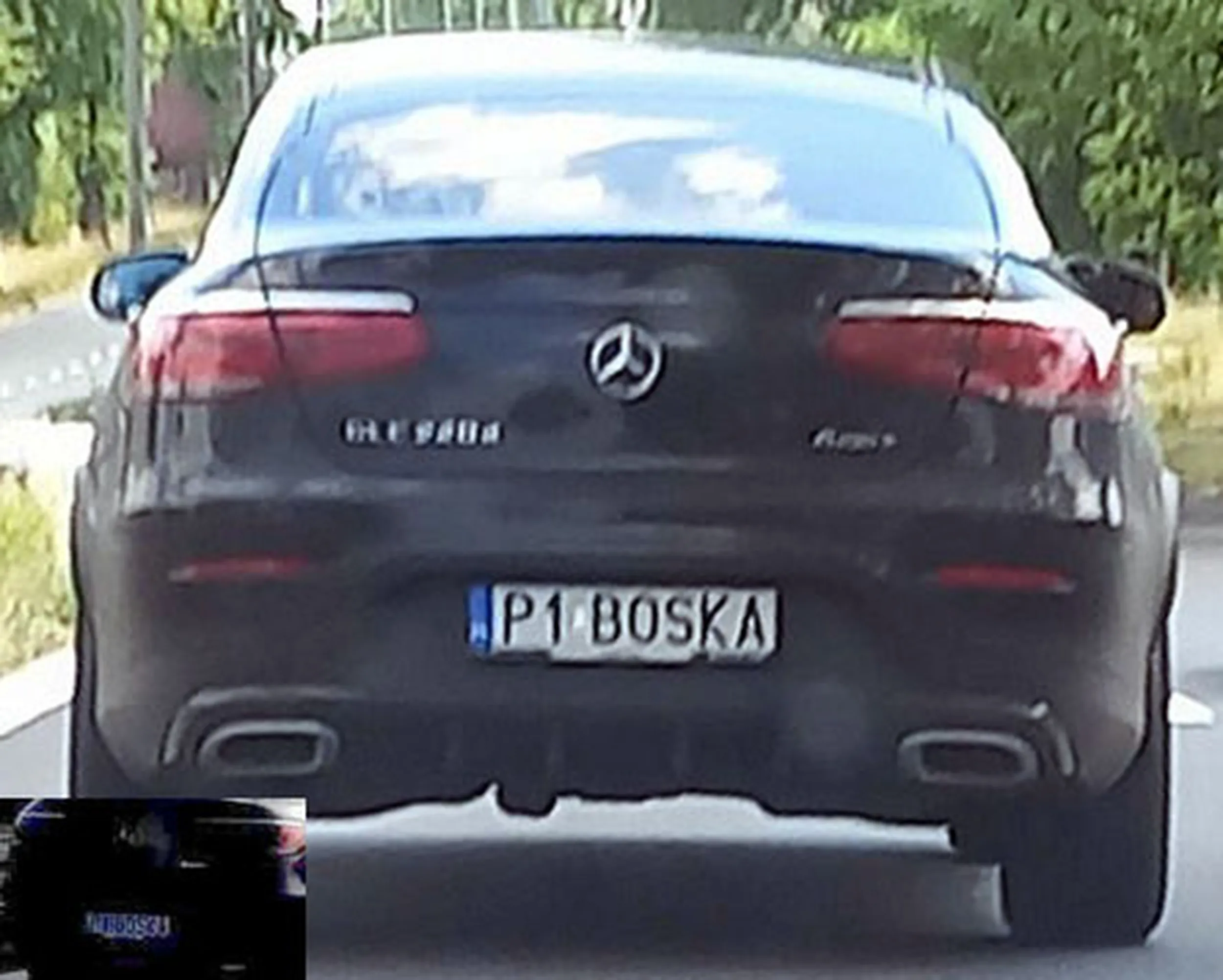 Fajny numer, blacha P1 BOSKA