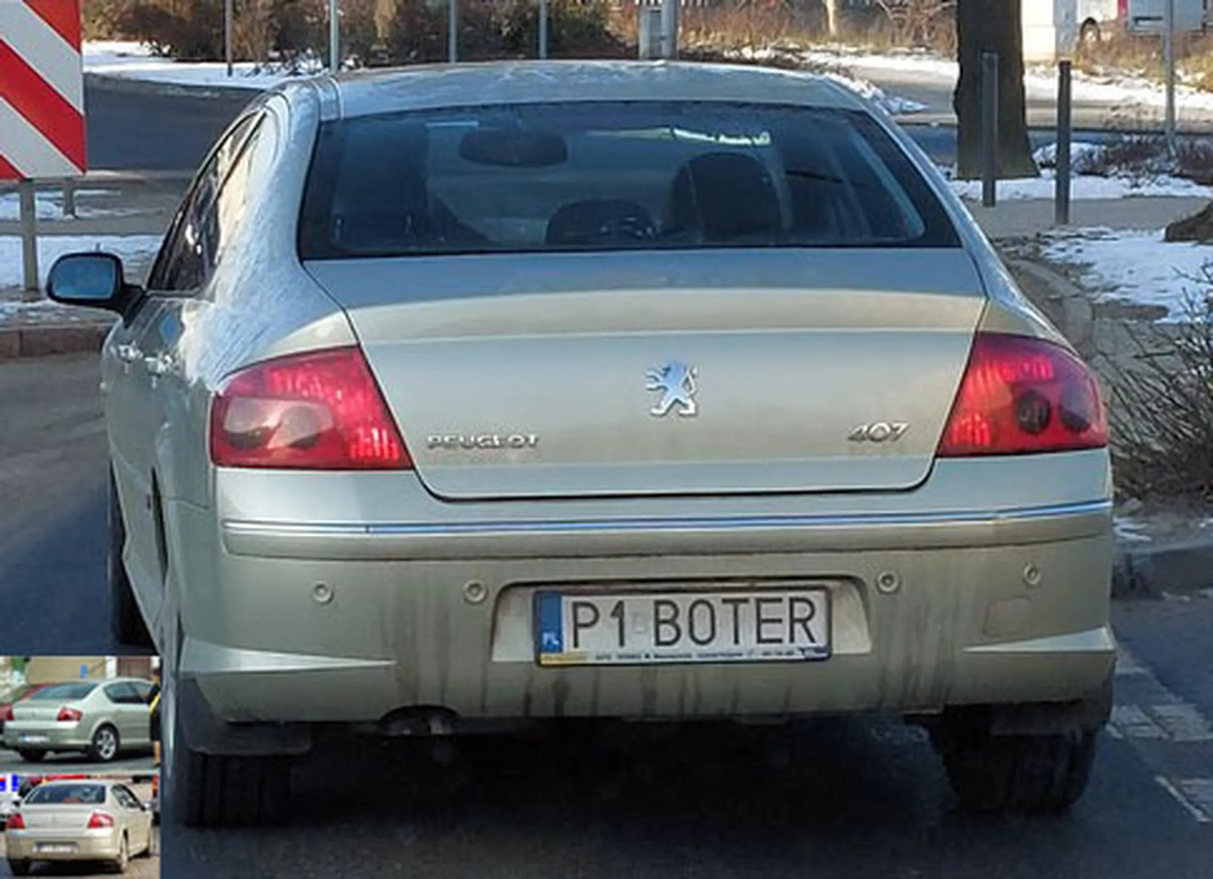 Fajny numer, blacha P1 BOTER