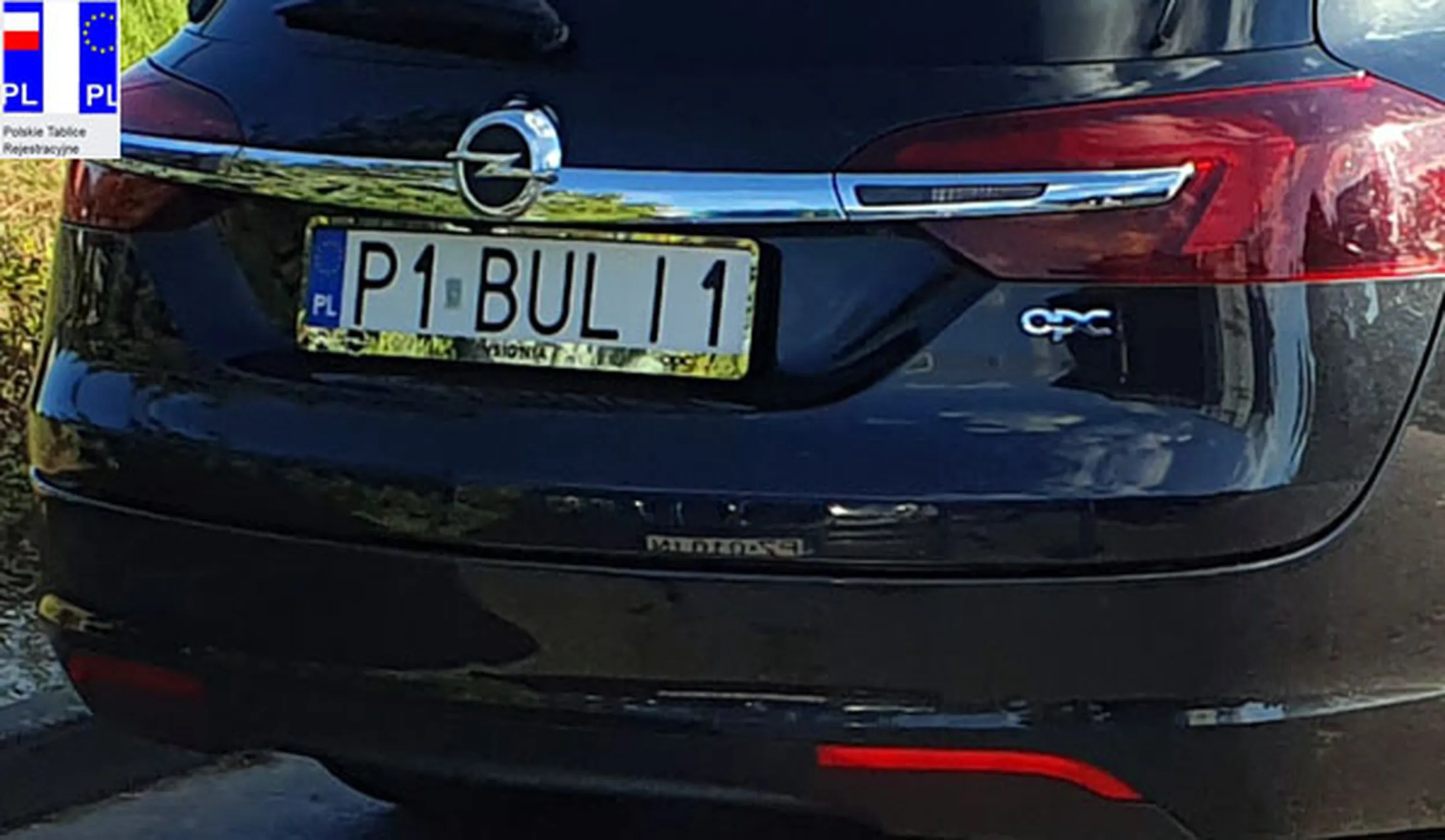 Fajny numer, blacha P1 BULI1