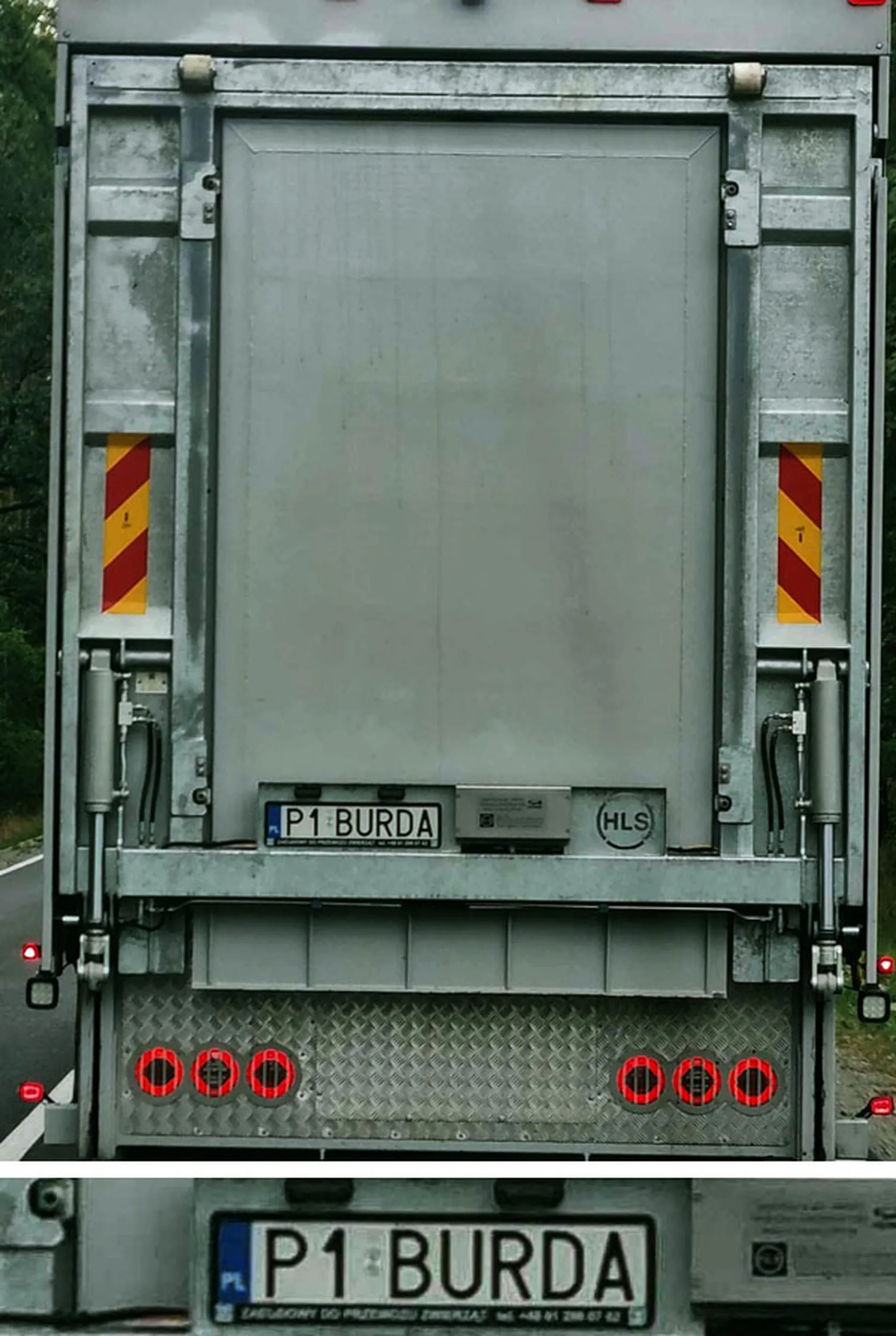 Fajny numer, blacha P1 BURDA