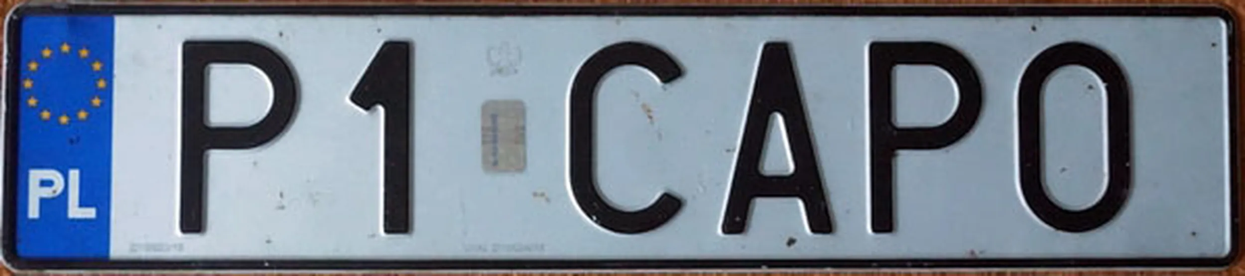 Fajny numer, blacha P1 CAPO