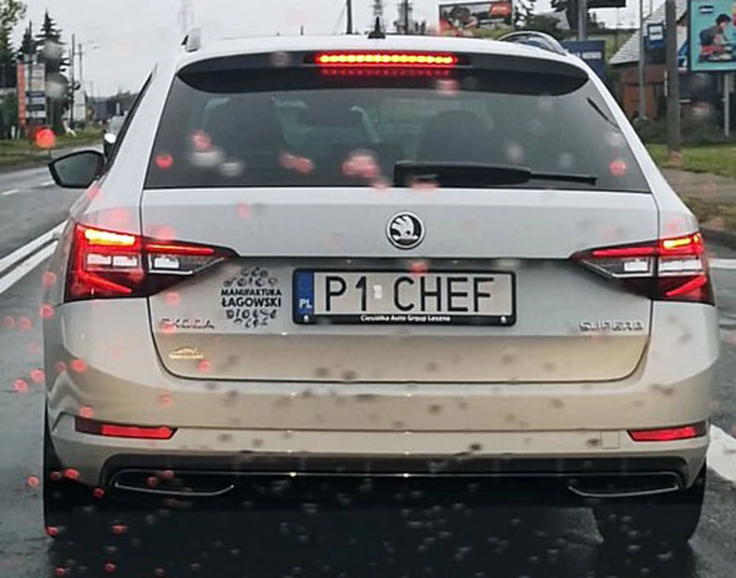 Fajny numer, blacha P1 CHEF