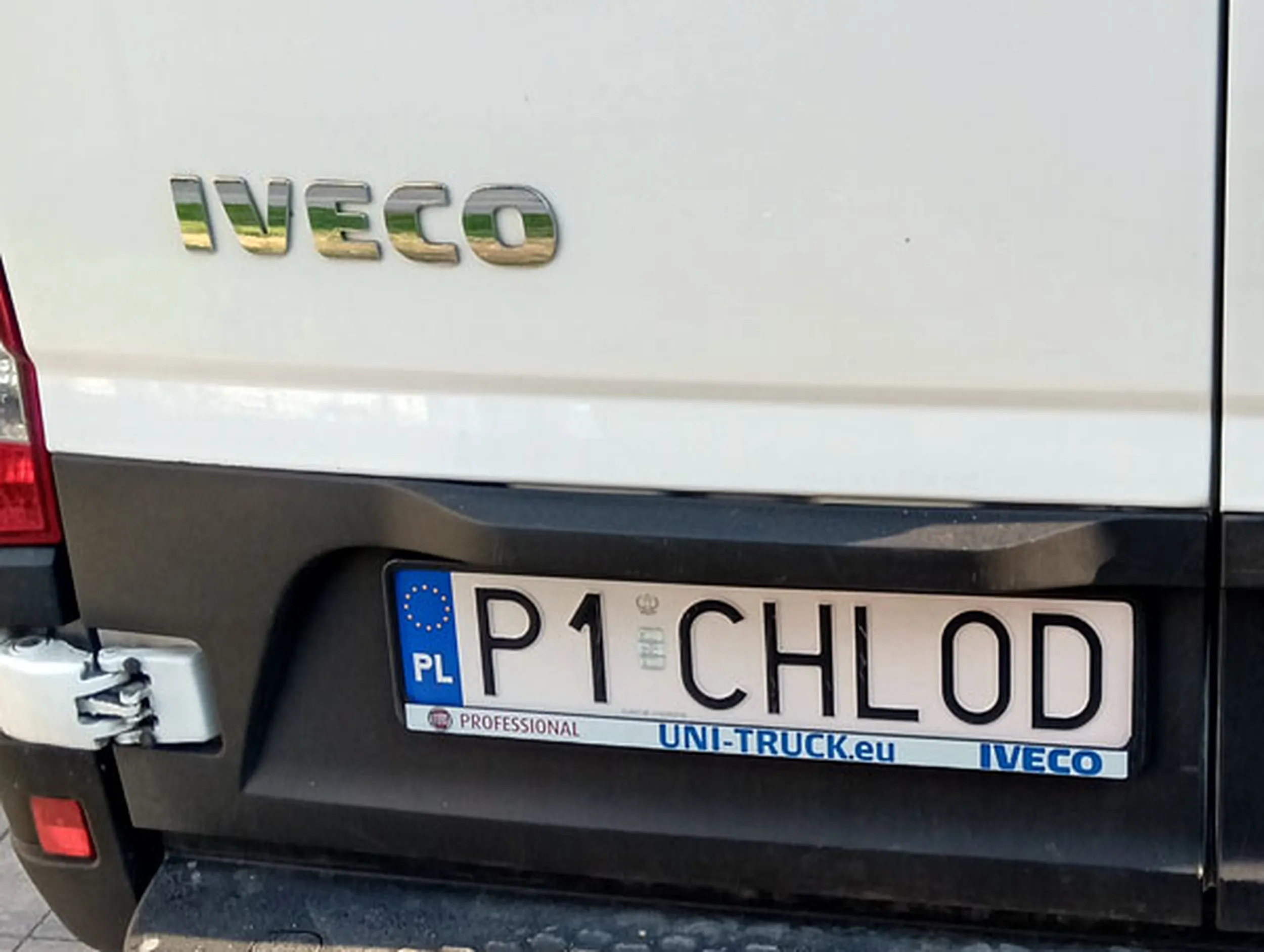 Fajny numer, blacha P1 CHLOD