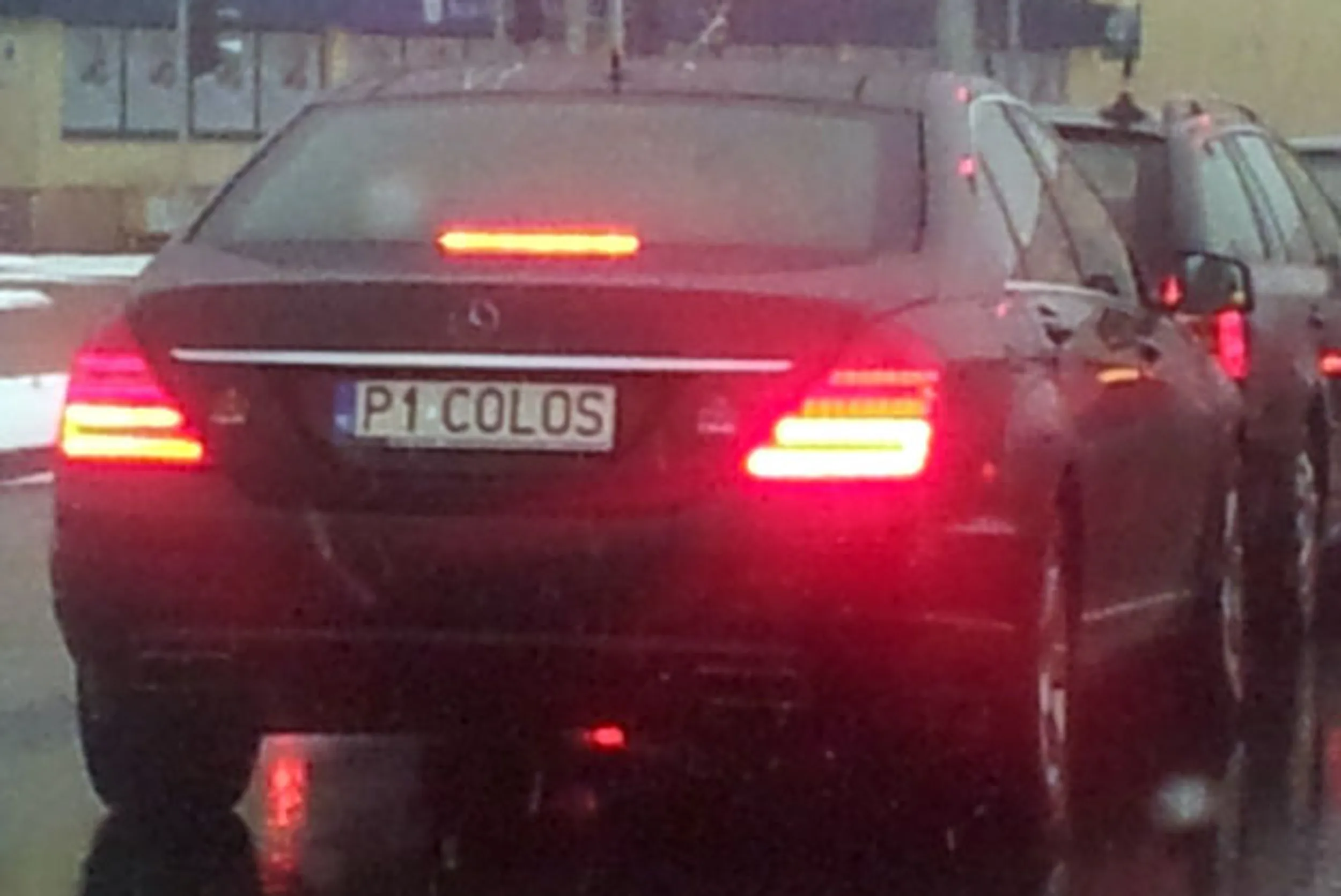 Fajny numer, blacha P1 COLOS