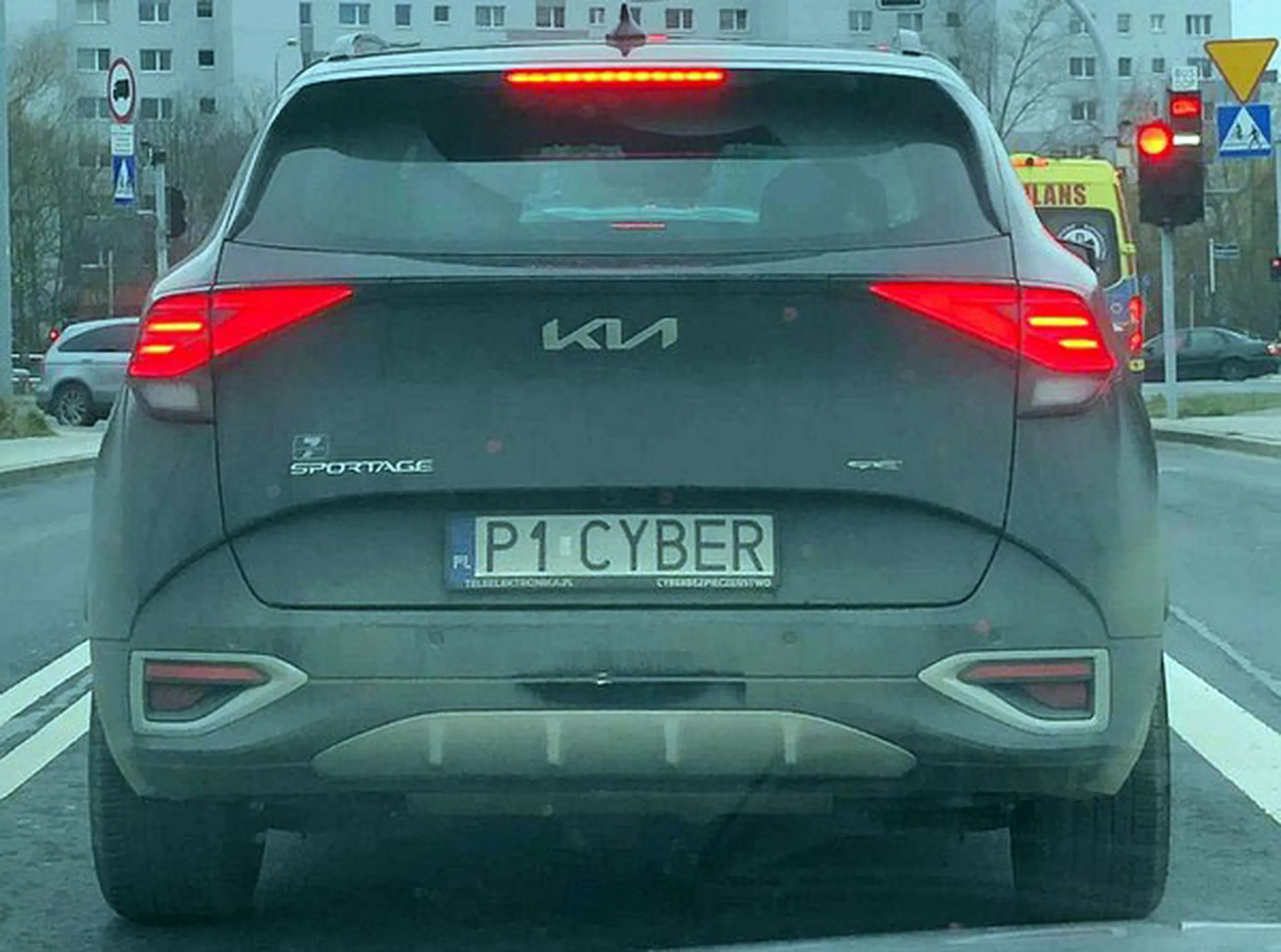 Fajny numer, blacha P1 CYBER