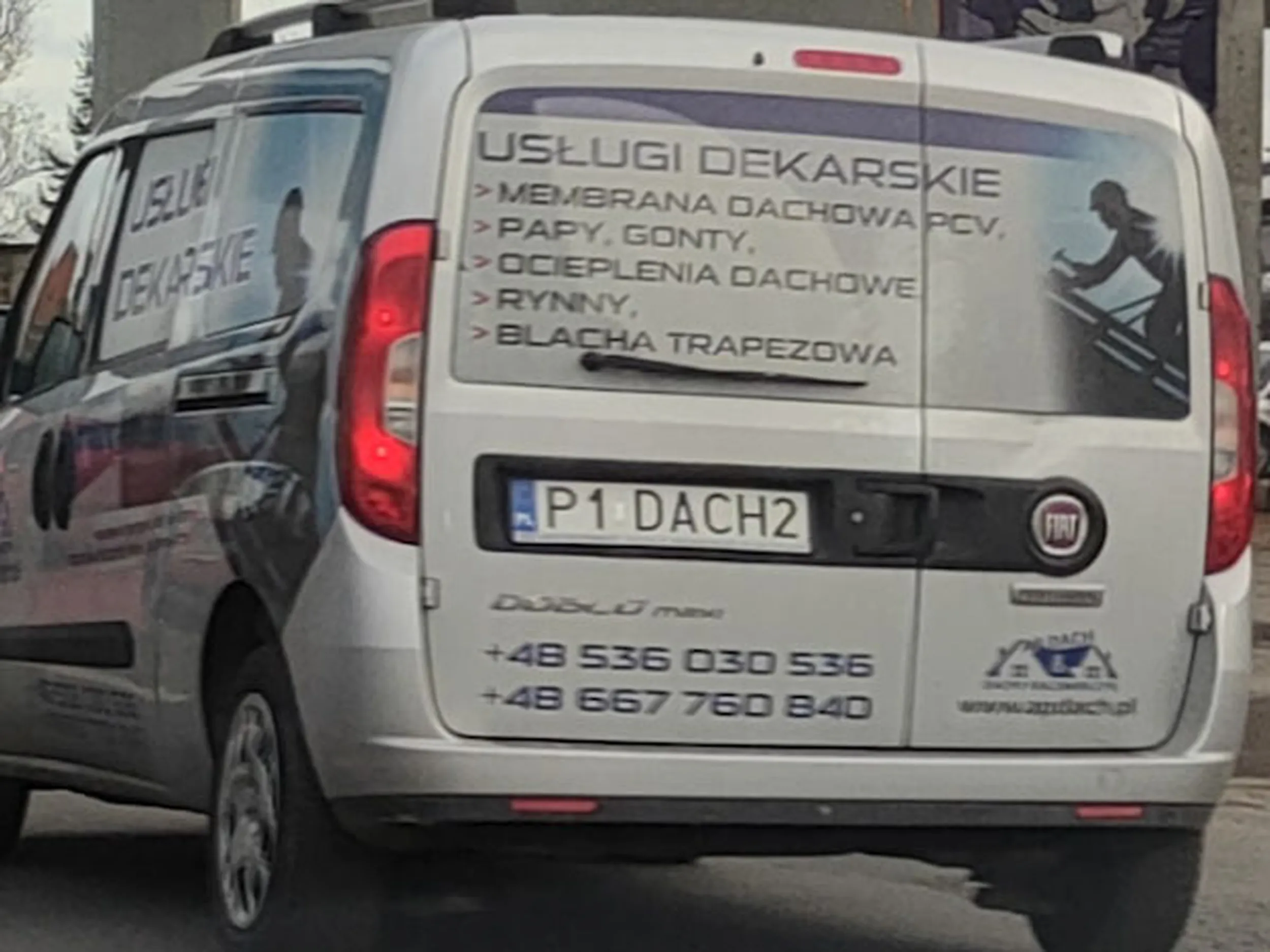 Fajny numer, blacha P1 DACH2