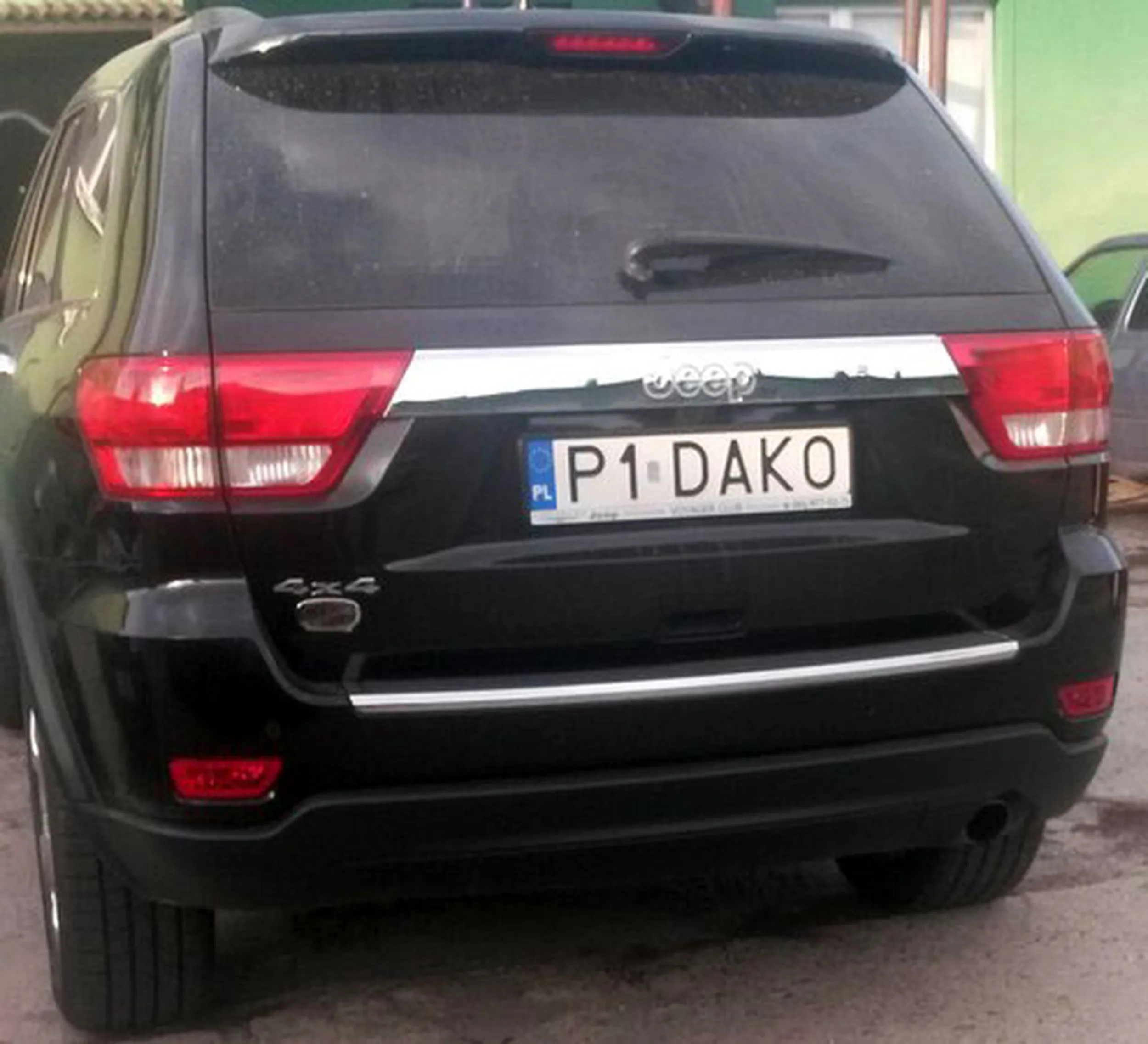 Fajny numer, blacha P1 DAKO