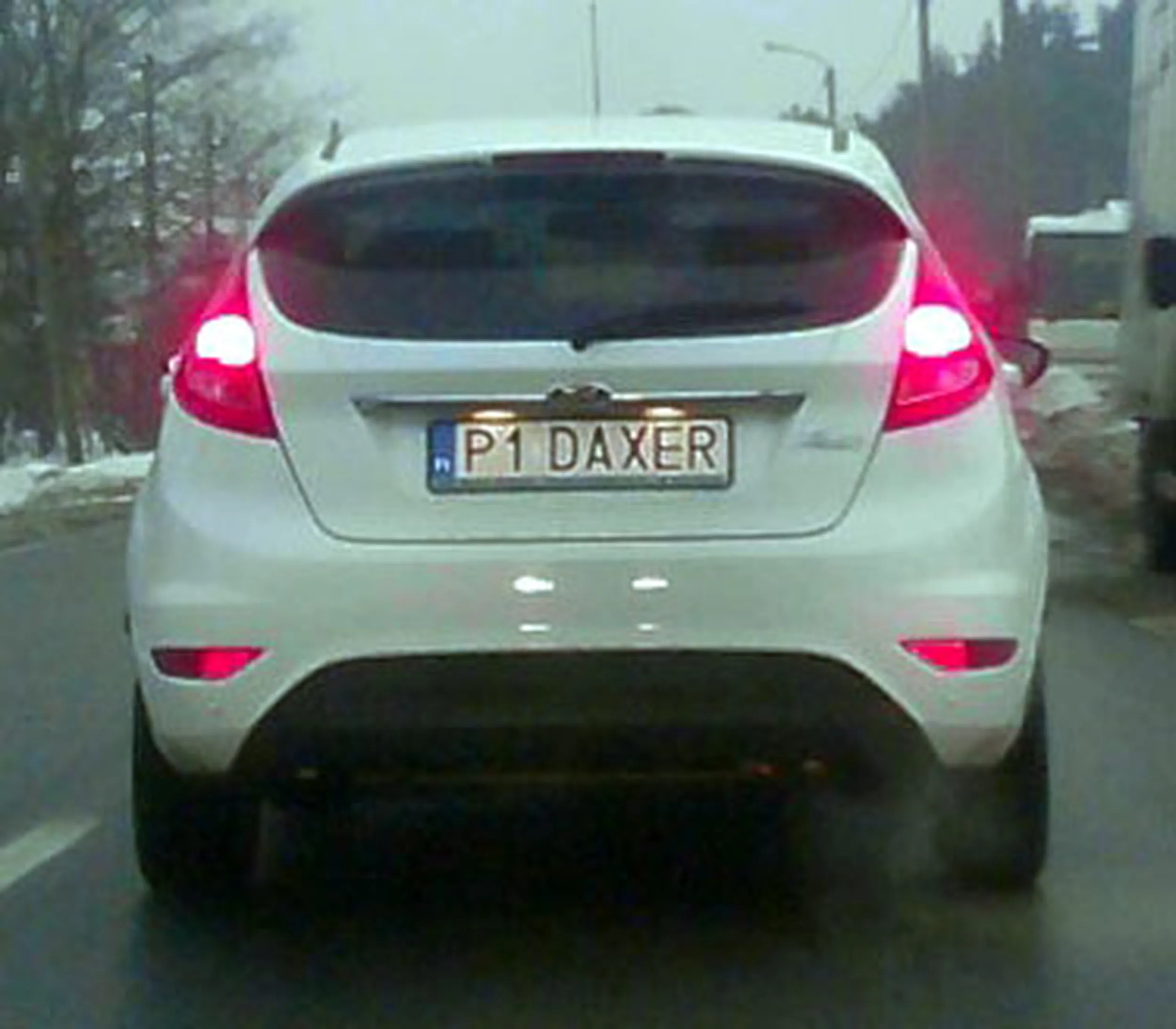 Fajny numer, blacha P1 DAXER