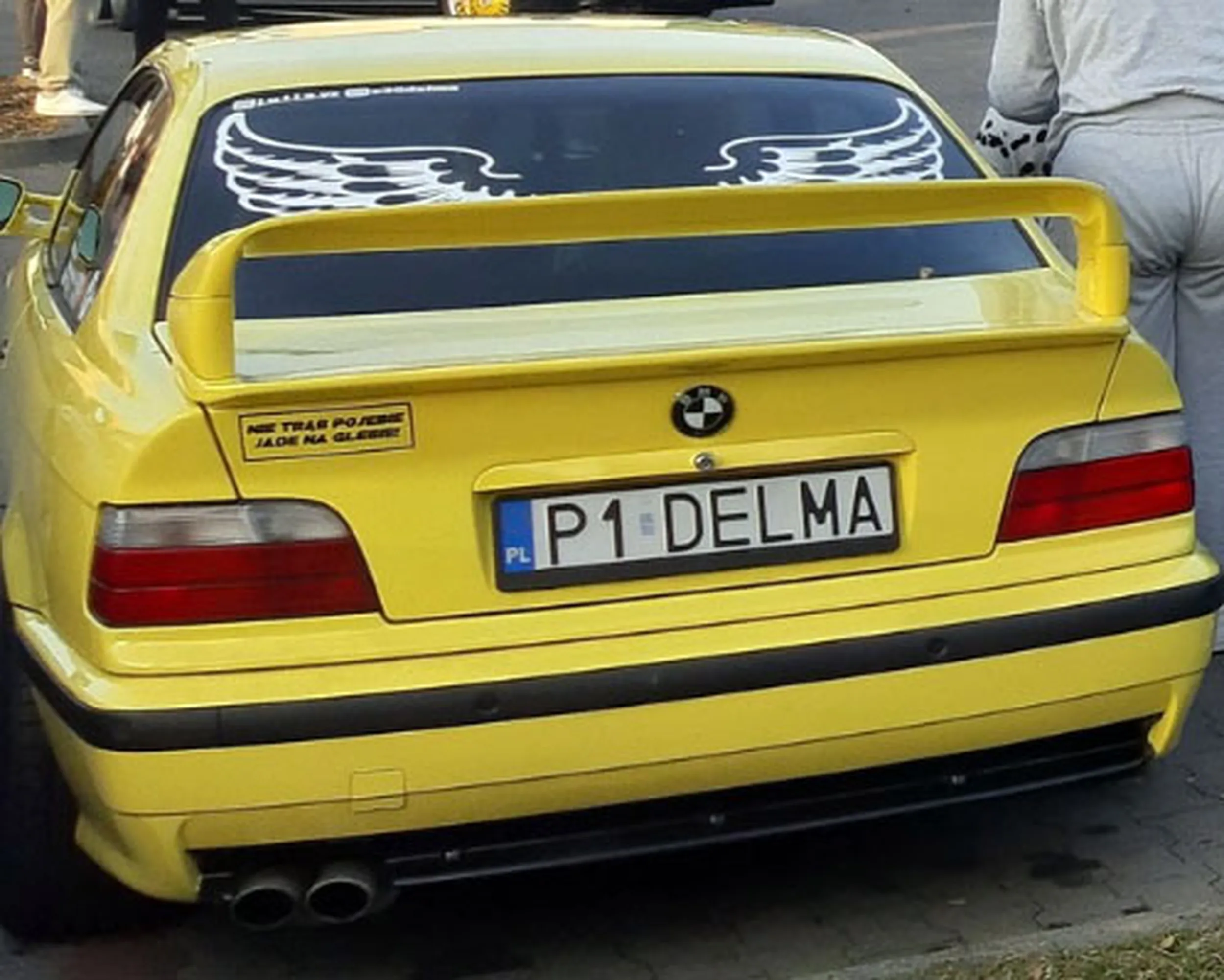 Fajny numer, blacha P1 DELMA