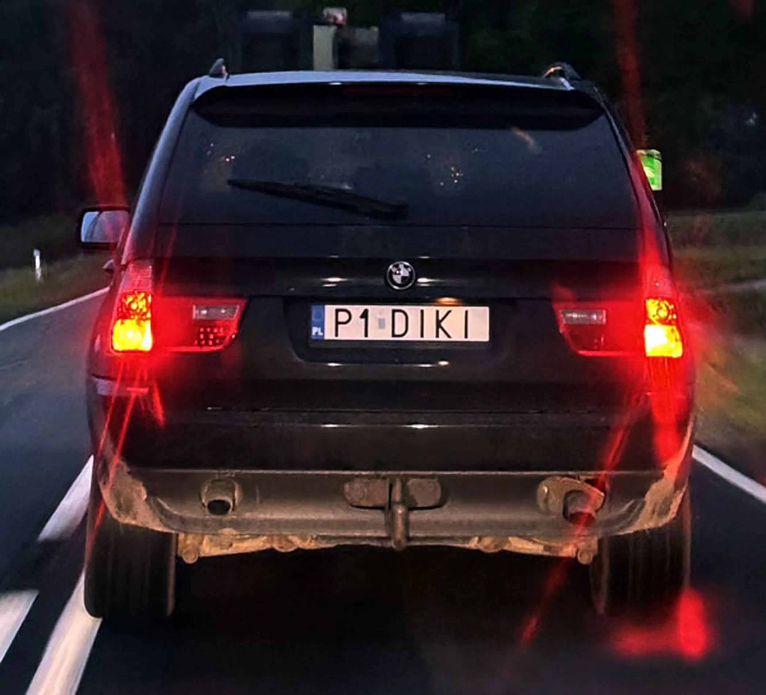 Fajny numer, blacha P1 DIKI