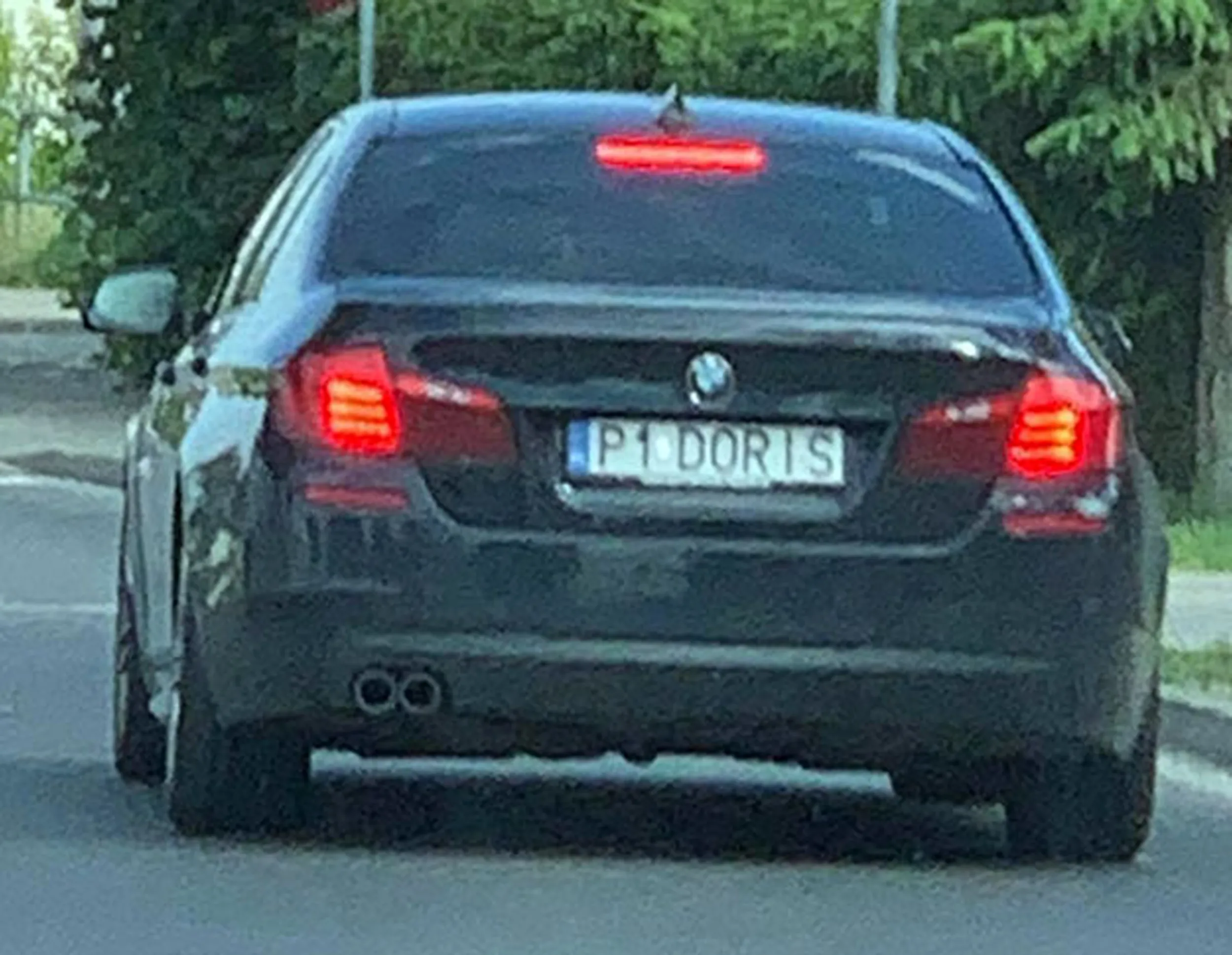 Fajny numer, blacha P1 DORIS