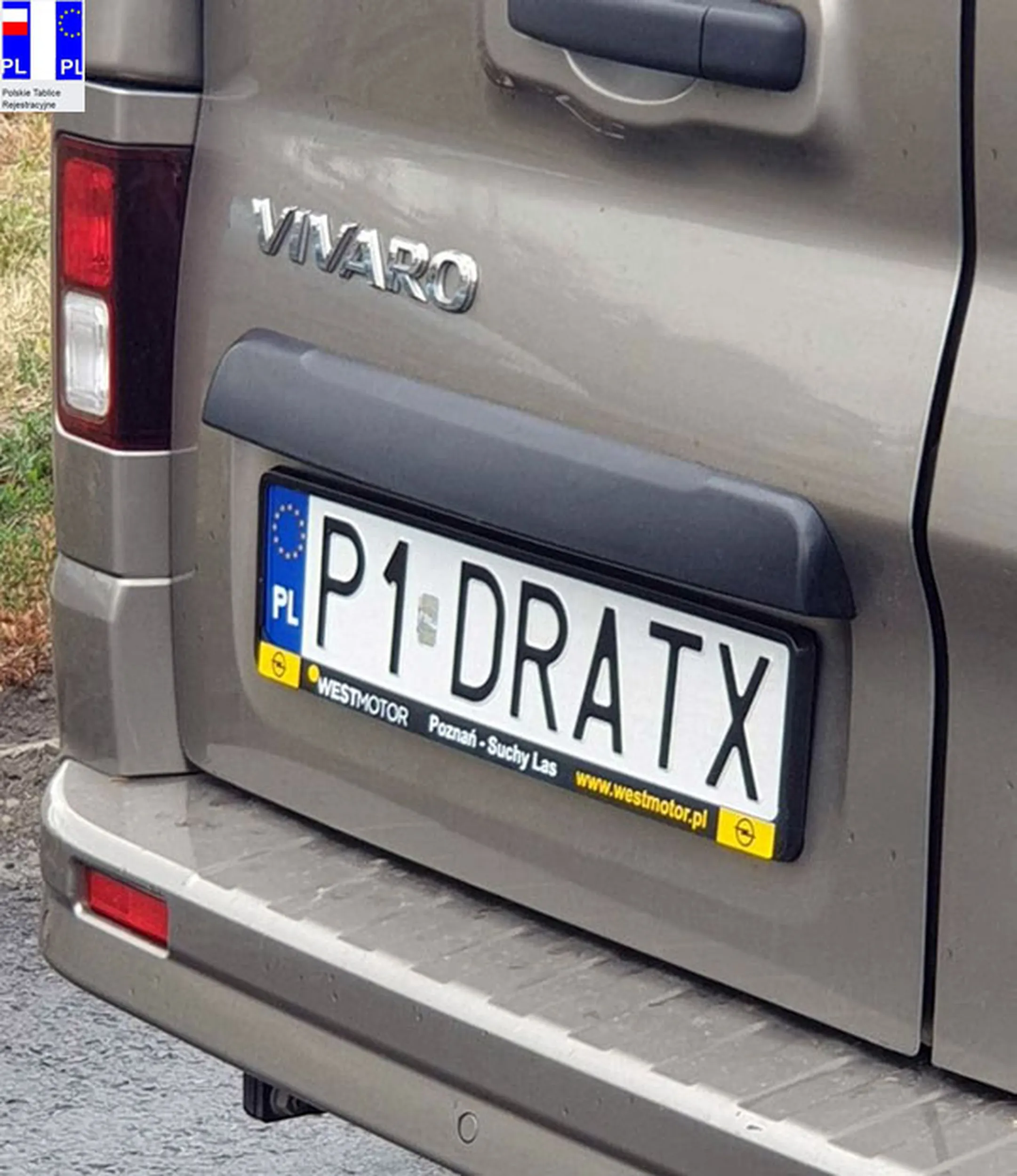 Fajny numer, blacha P1 DRATX