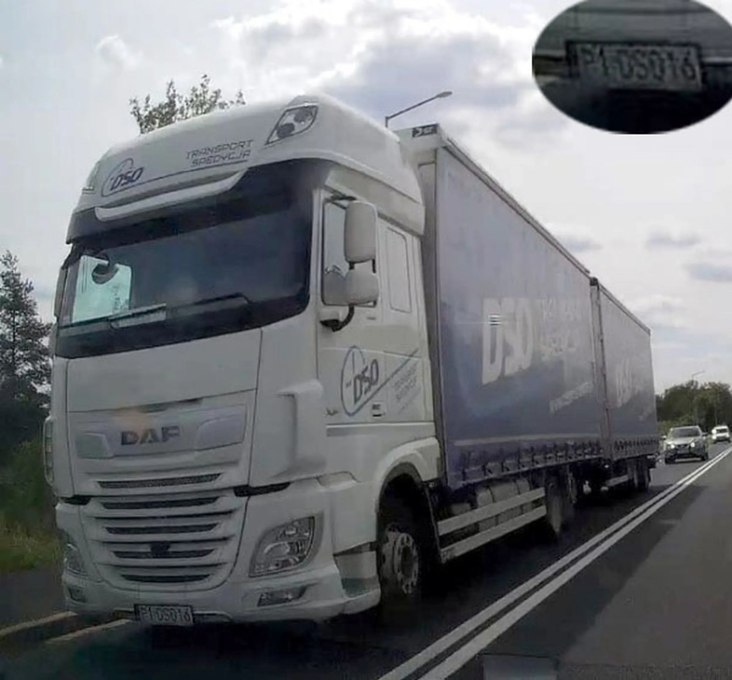 Fajny numer, blacha P1 DSO16