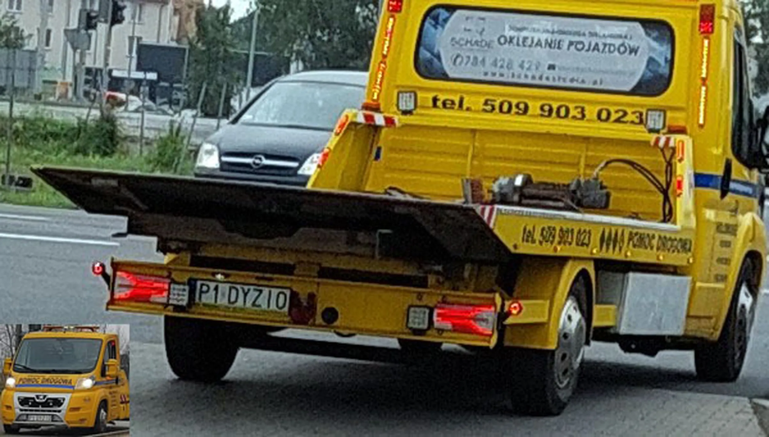 Fajny numer, blacha P1 DYZIO