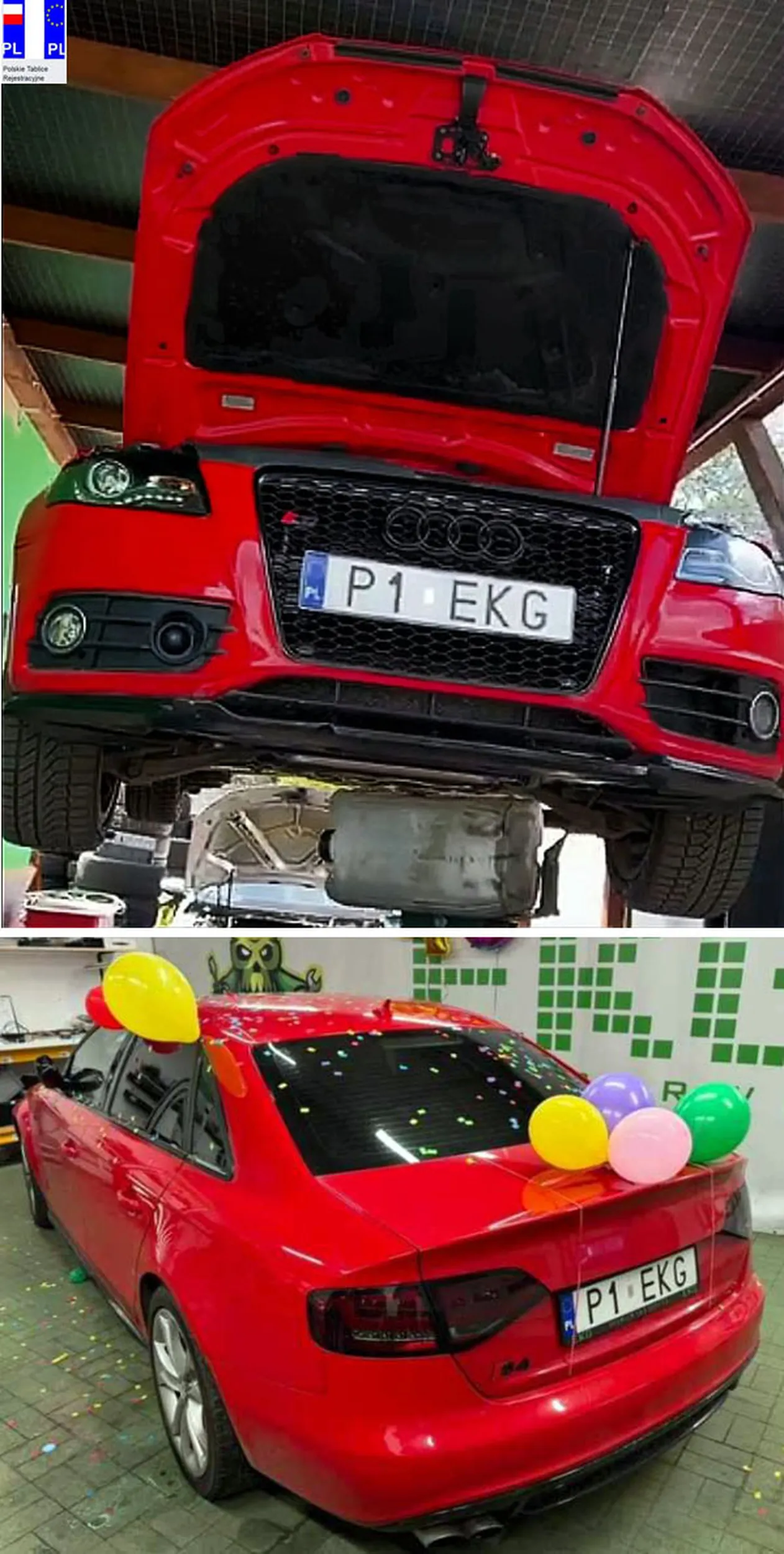 Fajny numer, blacha P1 EKG