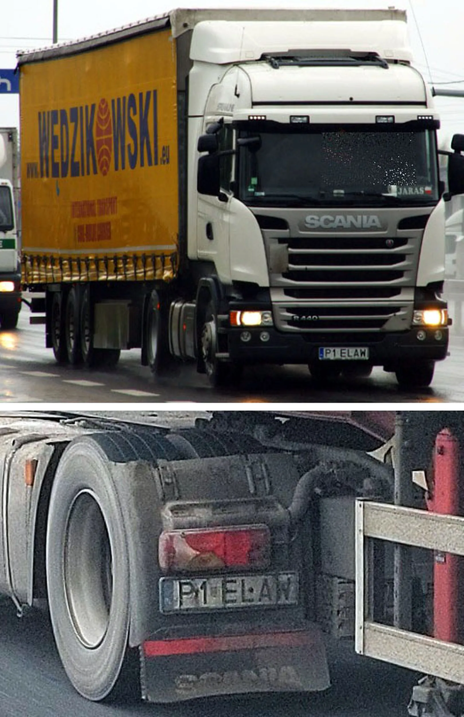 Fajny numer, blacha P1 ELAW