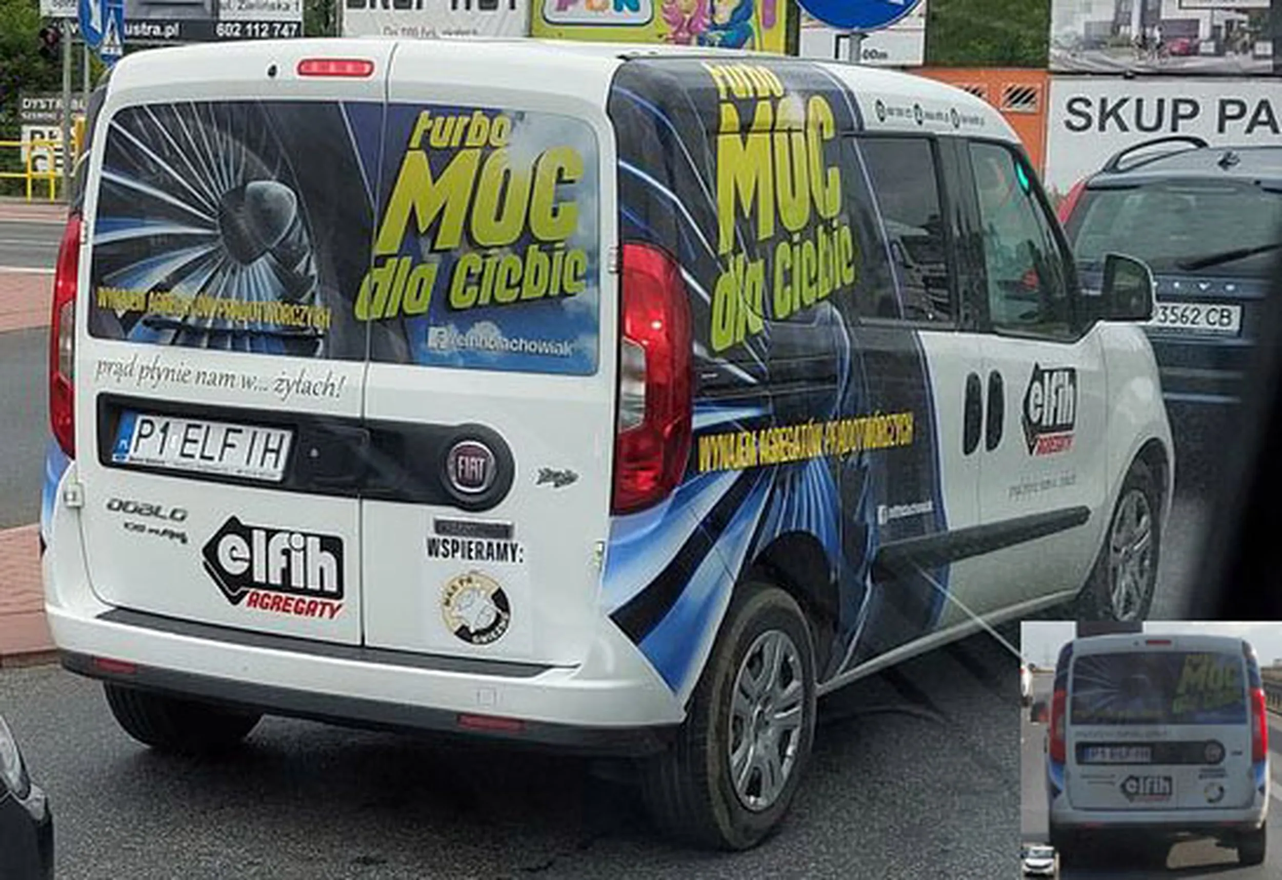 Fajny numer, blacha P1 ELFIH