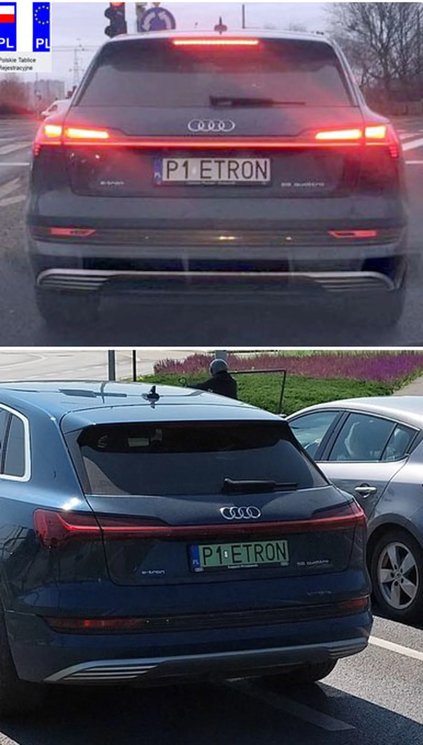 Fajny numer, blacha P1 ETRON