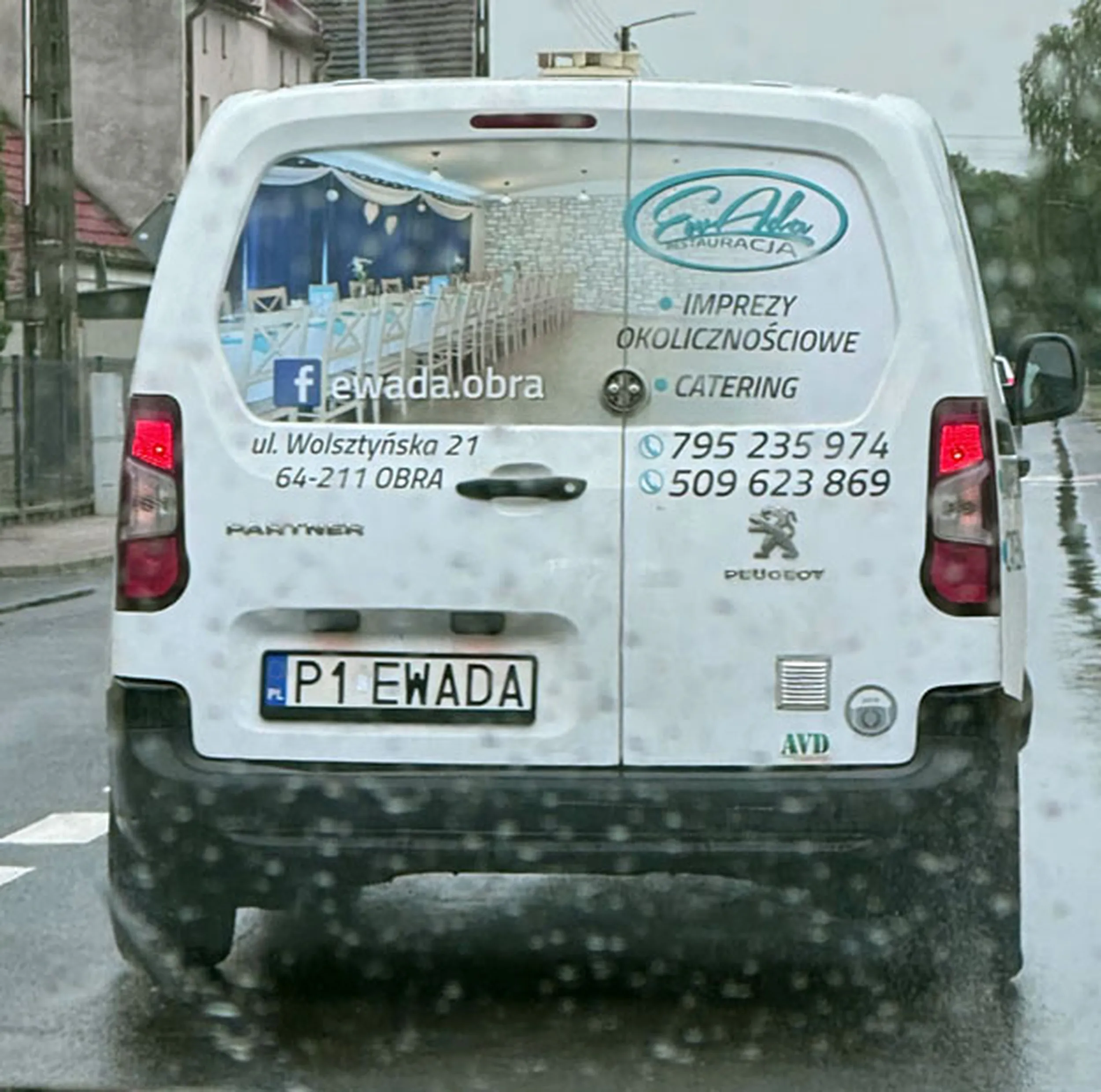 Fajny numer, blacha P1 EWADA