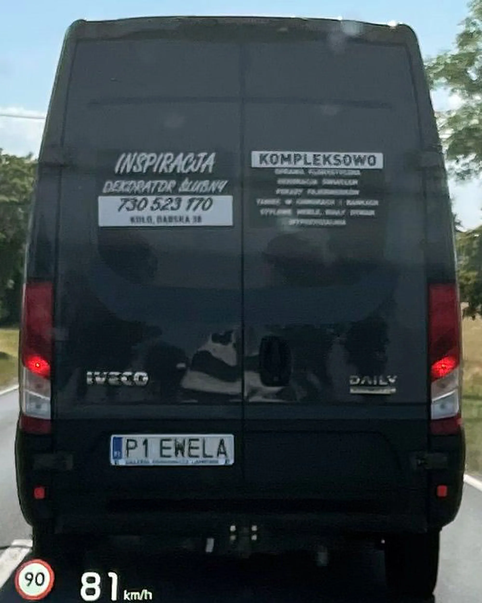 Fajny numer, blacha P1 EWELA