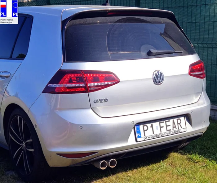 Fajny numer, blacha P1 FEAR