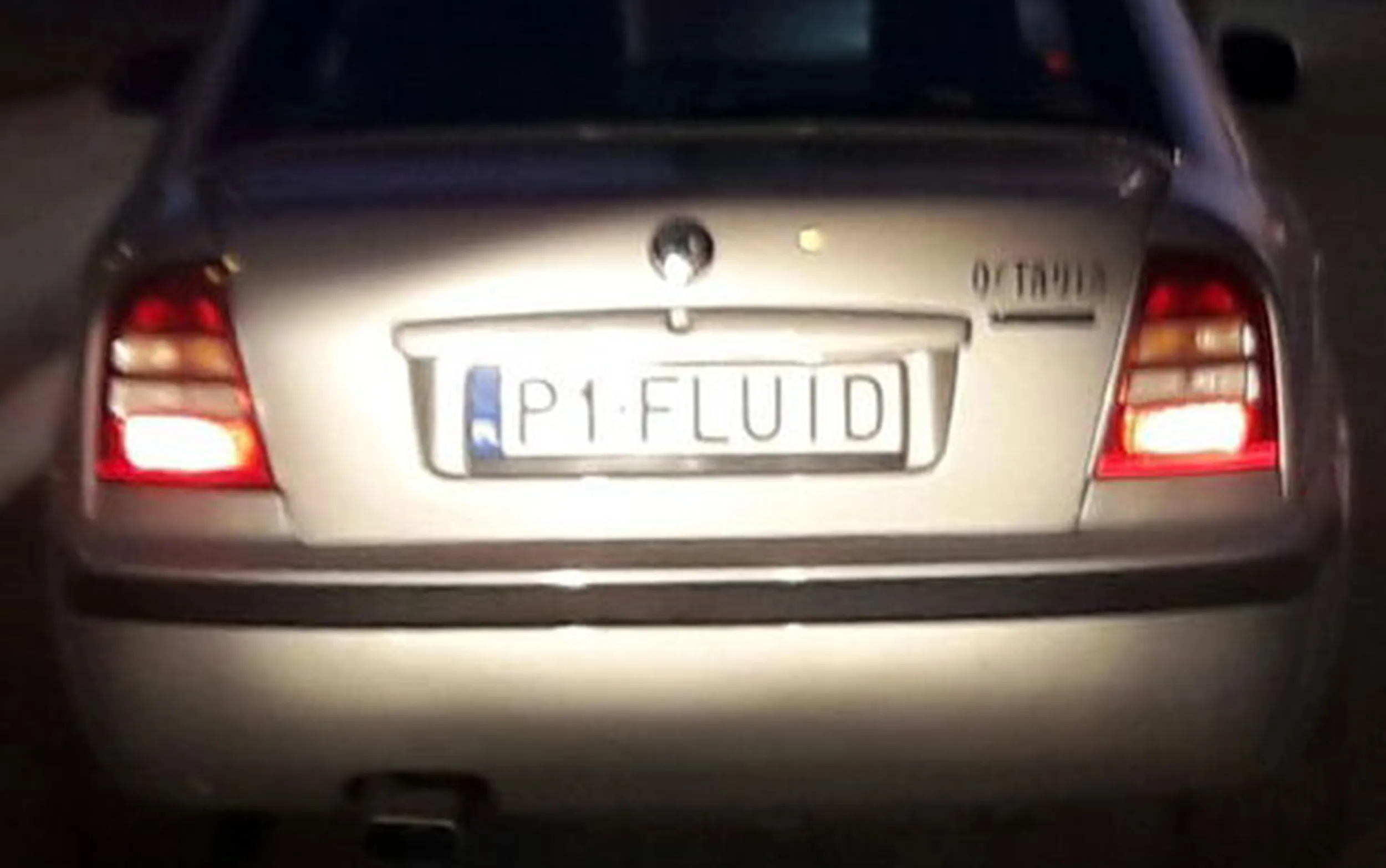 Fajny numer, blacha P1 FLUID