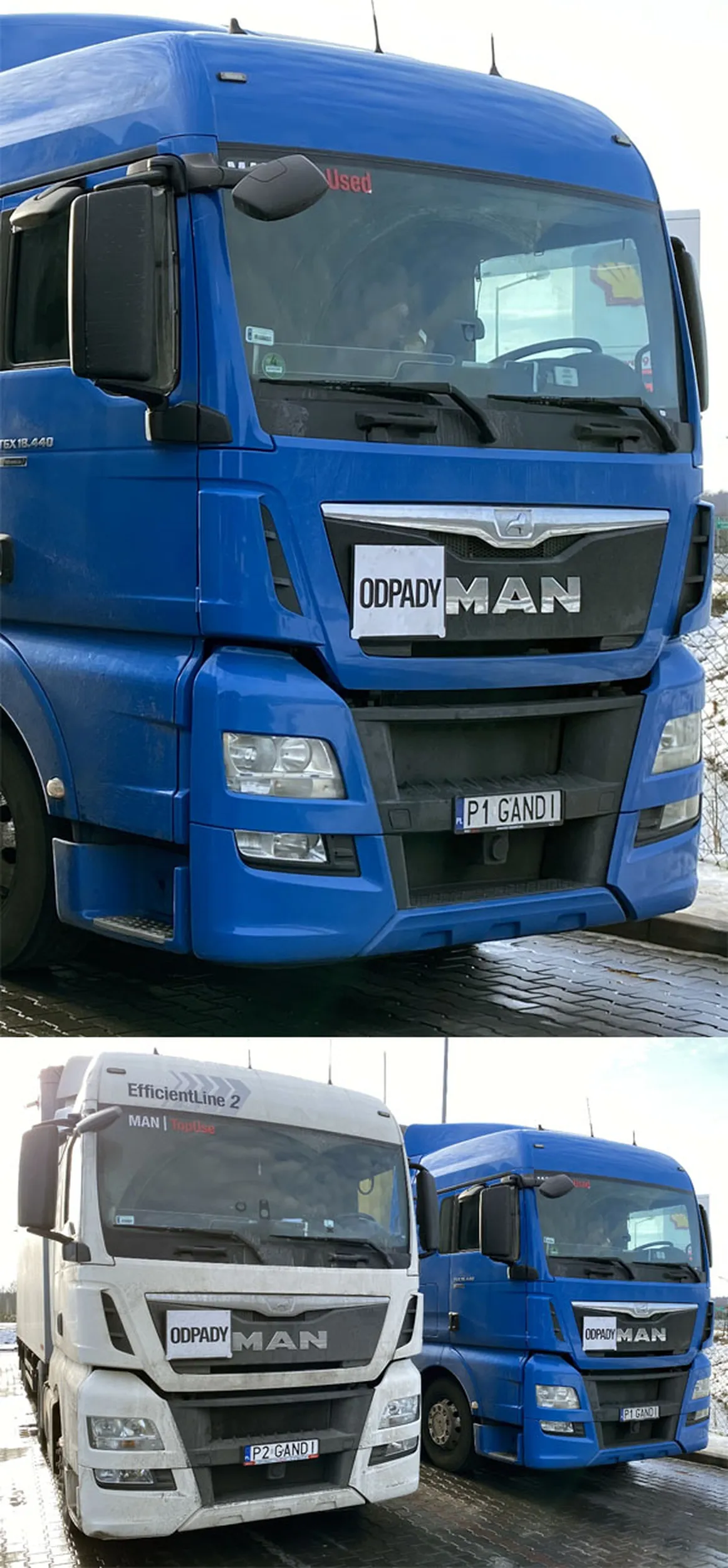 Fajny numer, blacha P1 GANDI