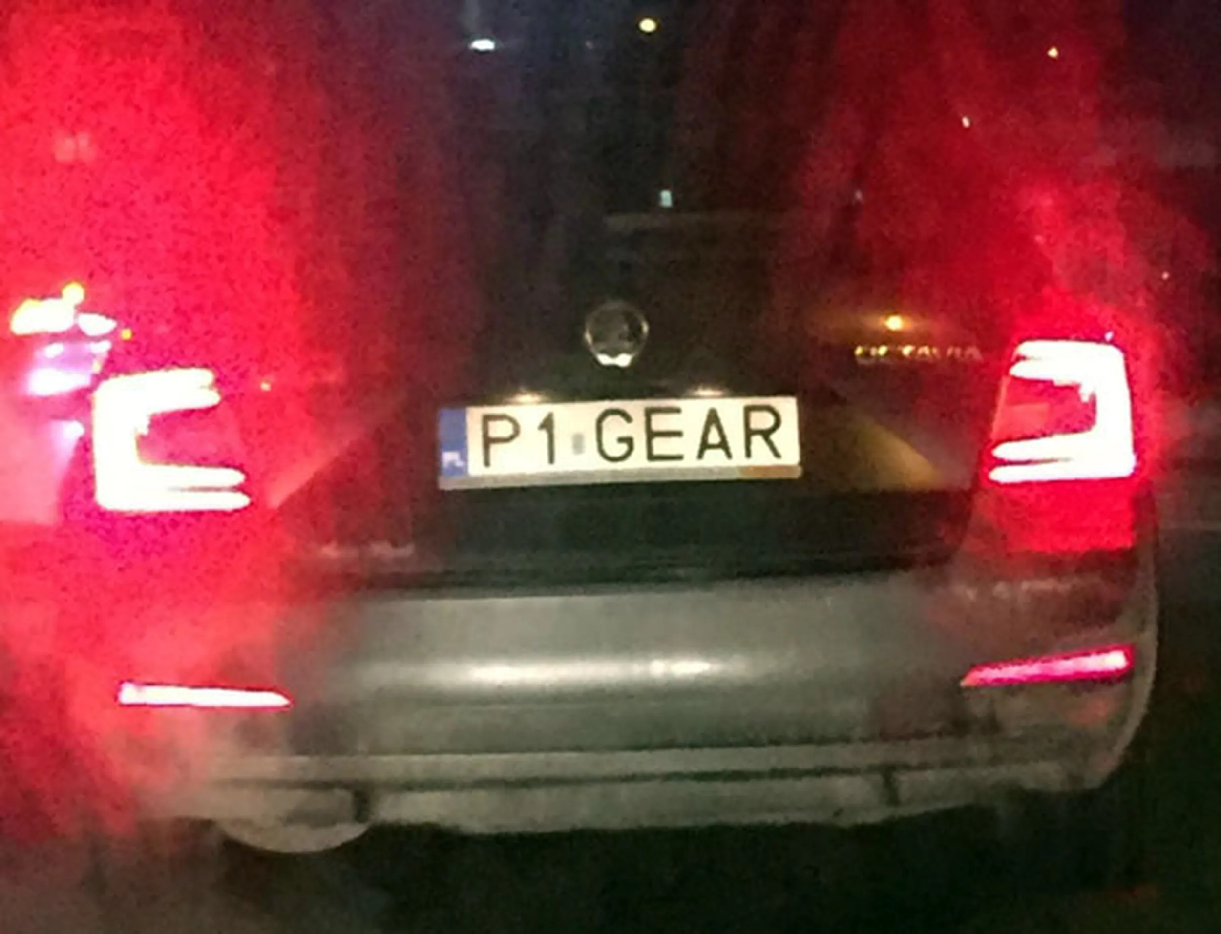 Fajny numer, blacha P1 GEAR