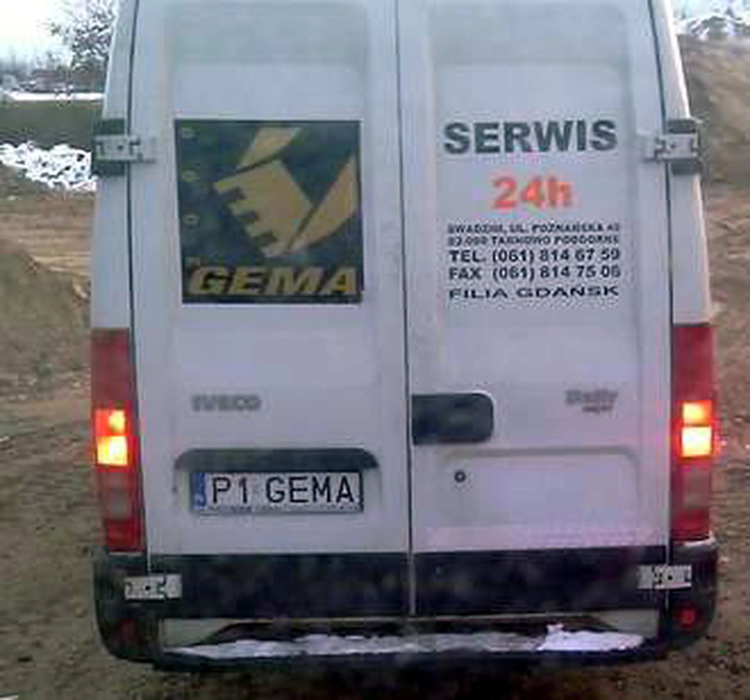 Fajny numer, blacha P1 GEMA