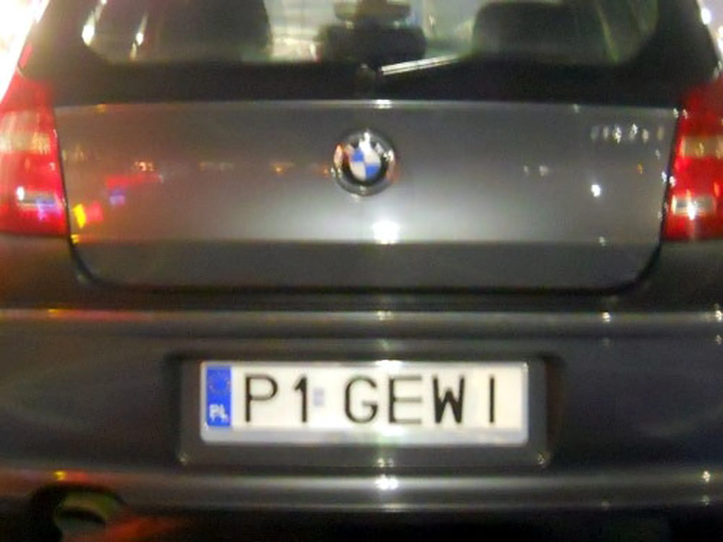 Fajny numer, blacha P1 GEWI