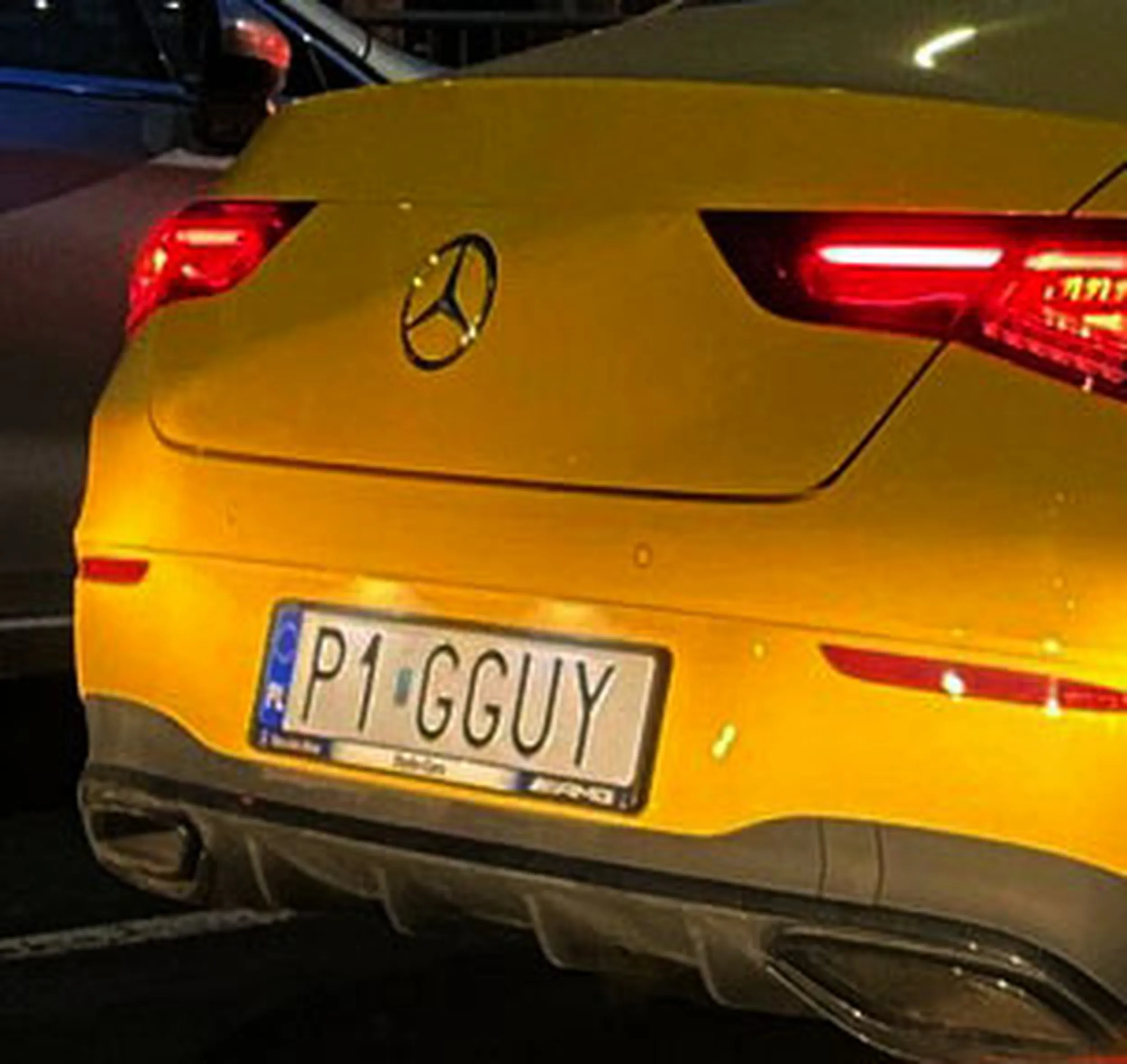 Fajny numer, blacha P1 GGUY