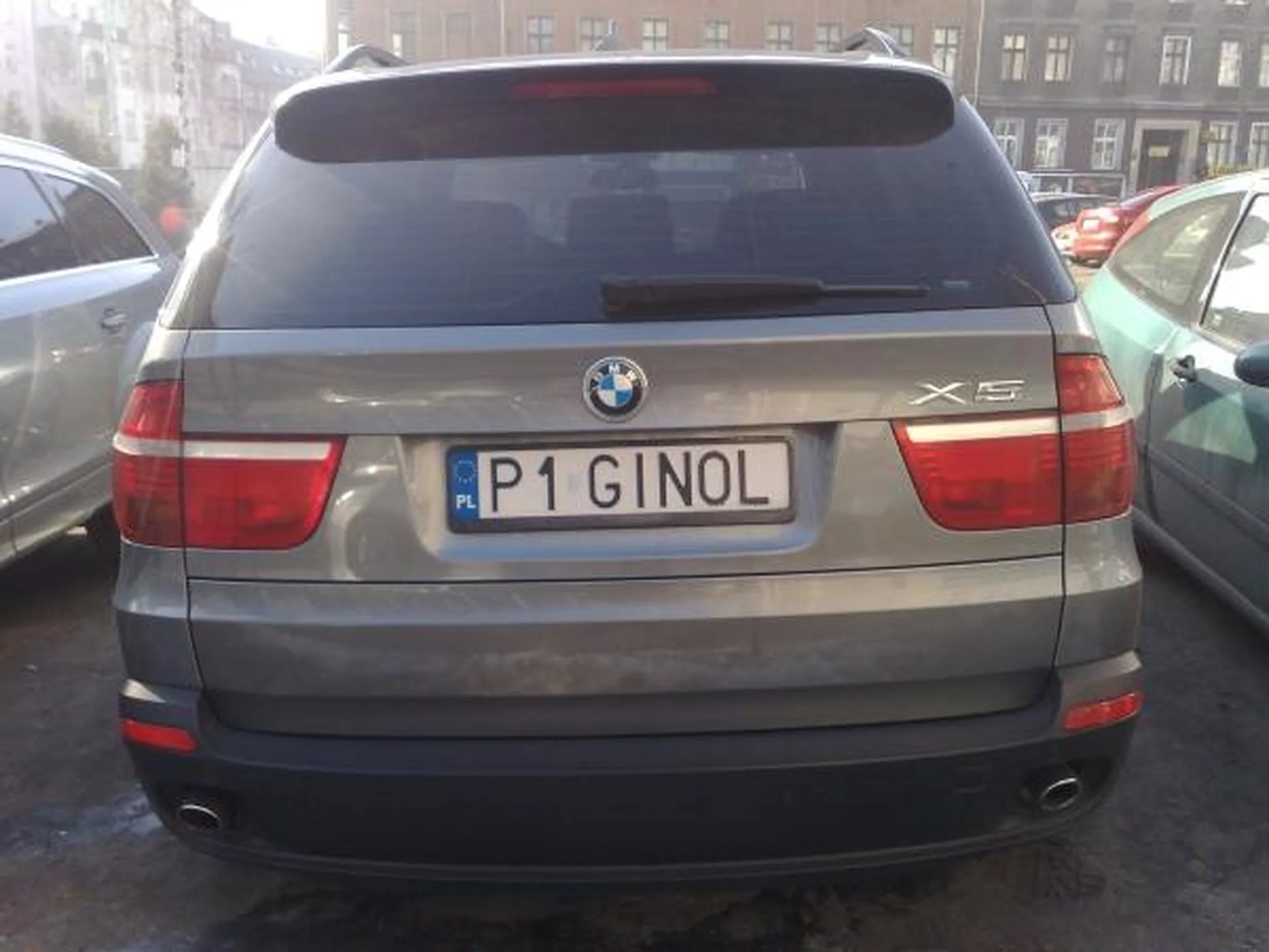 Fajny numer, blacha P1 GINOL