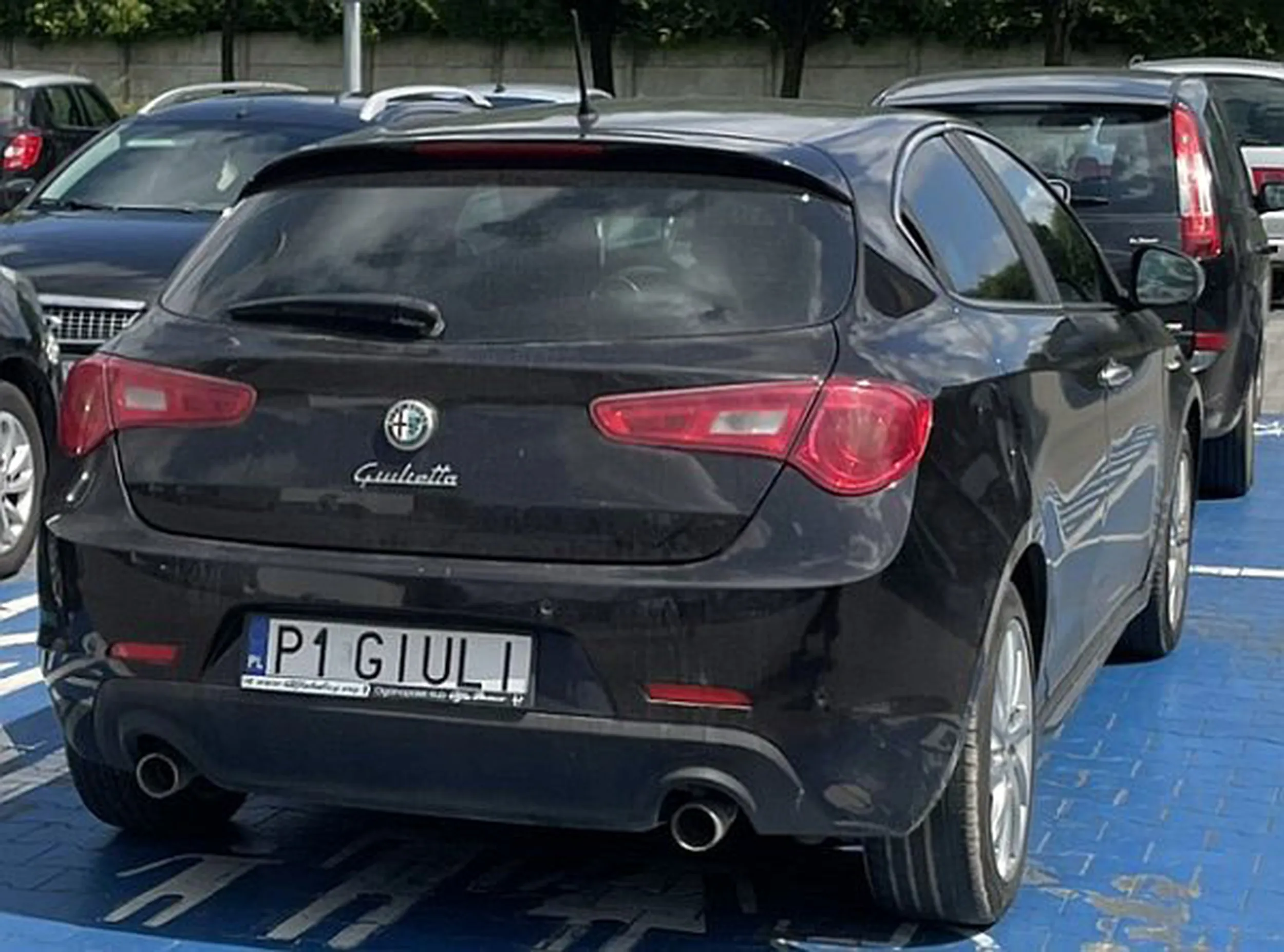 Fajny numer, blacha P1 GIULI