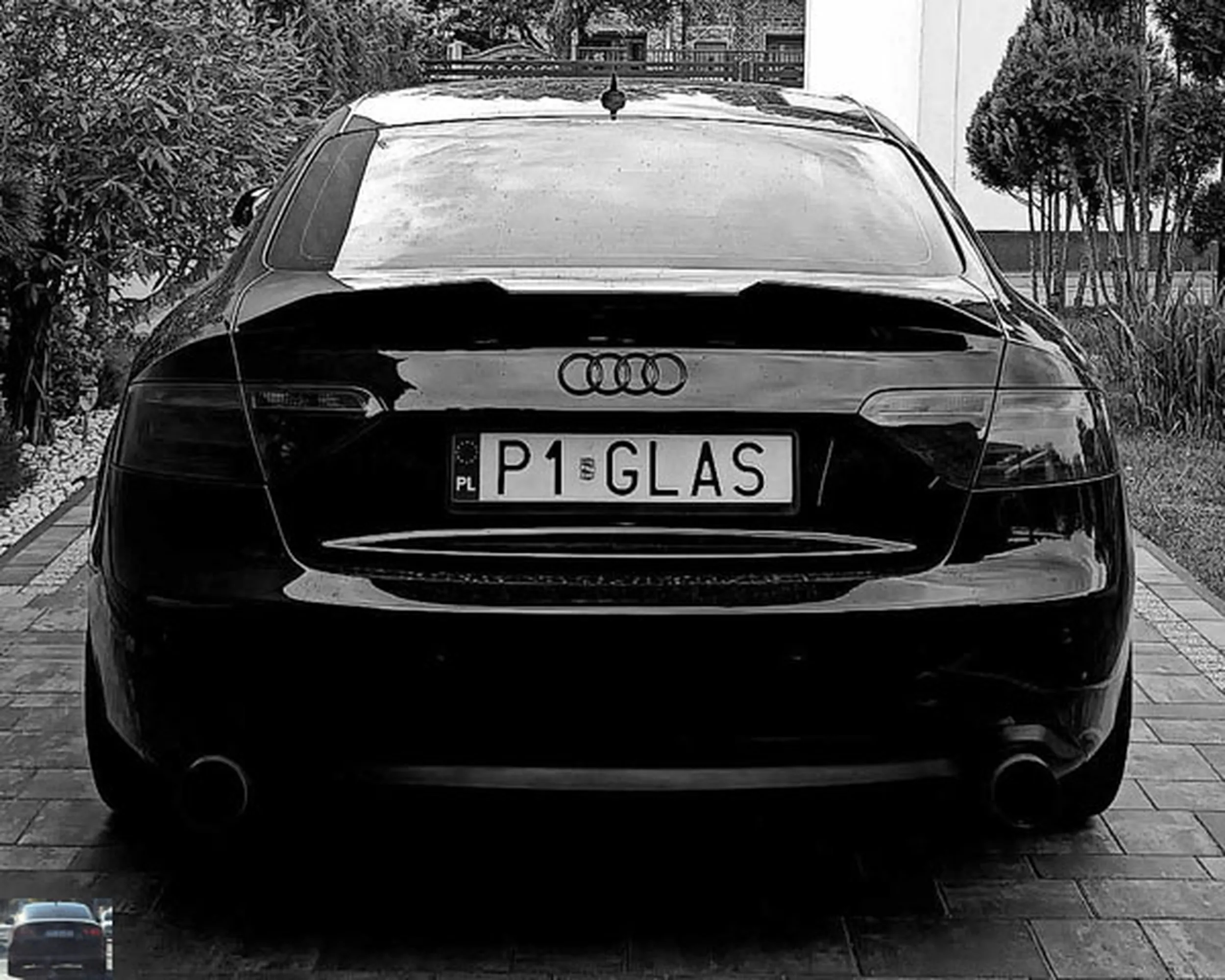 Fajny numer, blacha P1 GLAS