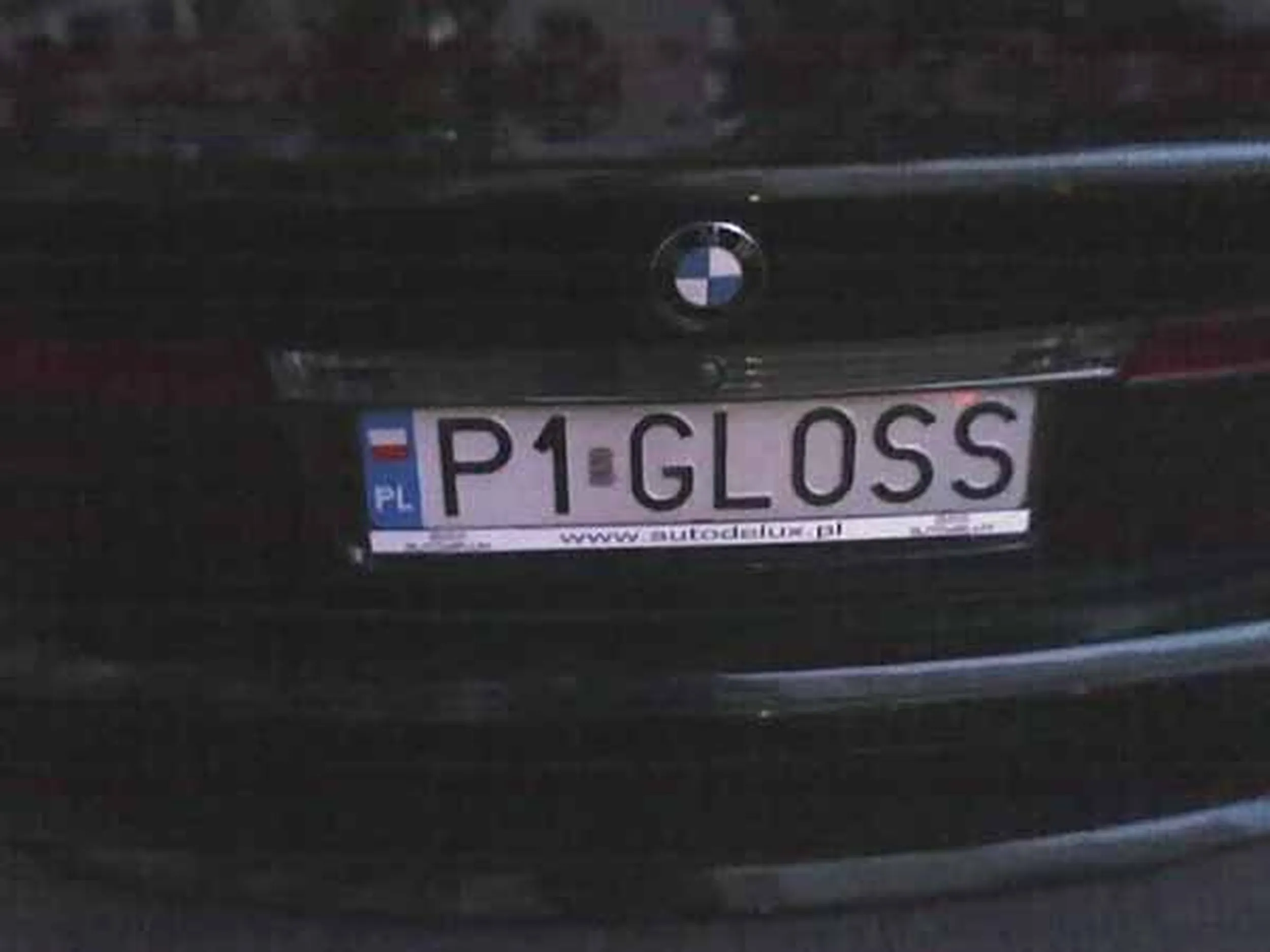 Fajny numer, blacha P1 GLOSS