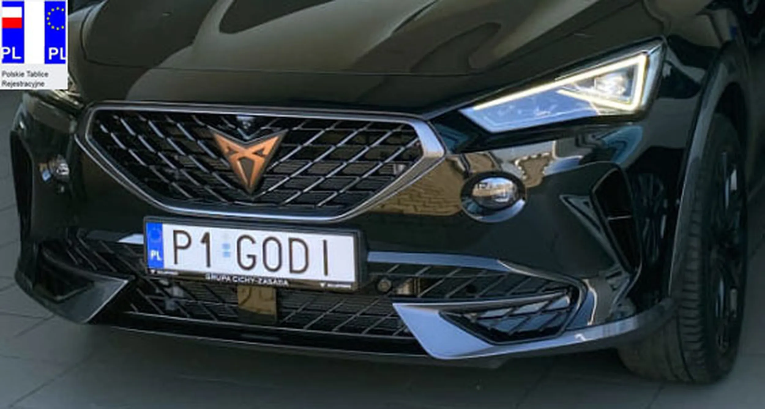 Fajny numer, blacha P1 GODI