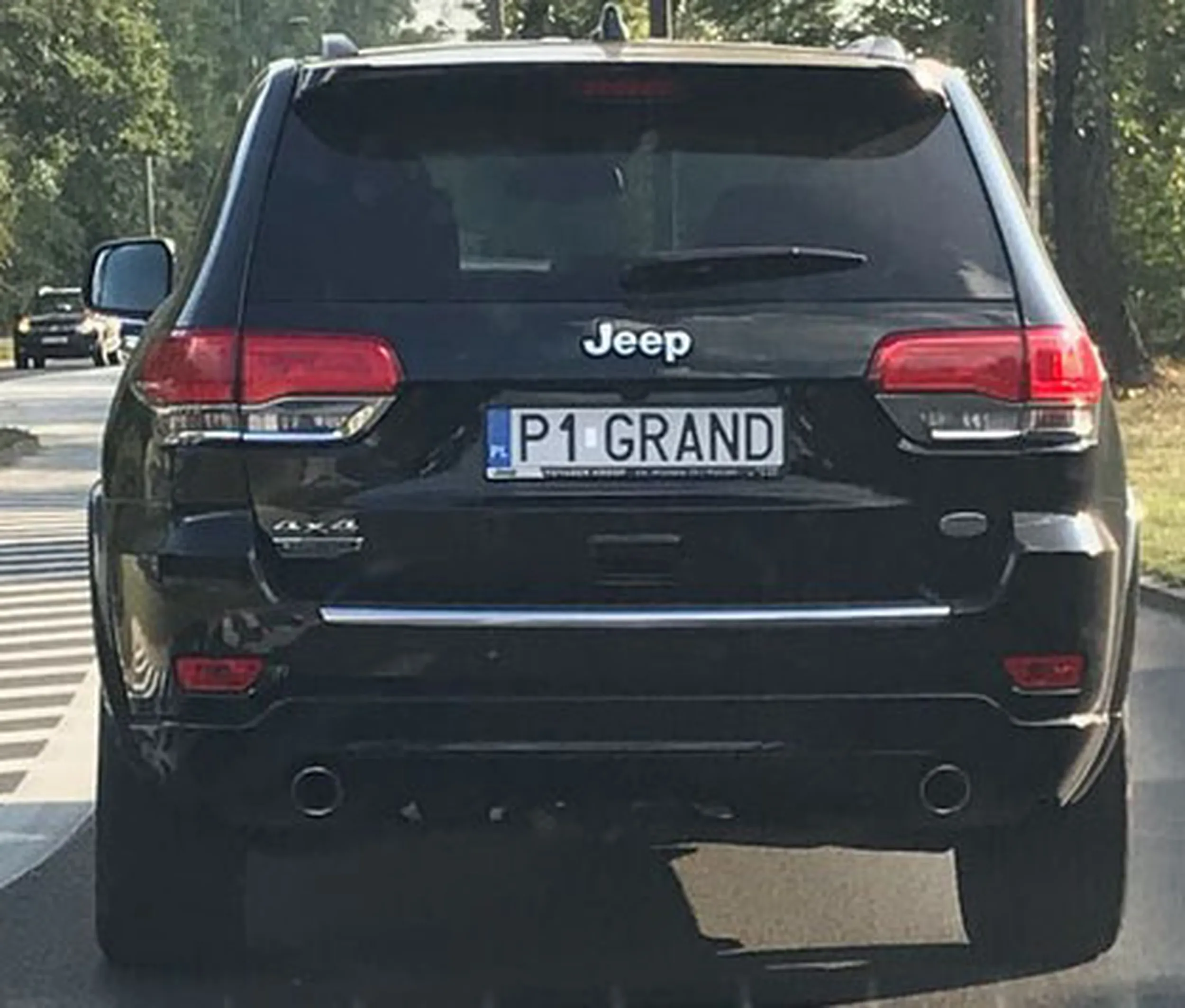 Fajny numer, blacha P1 GRAND