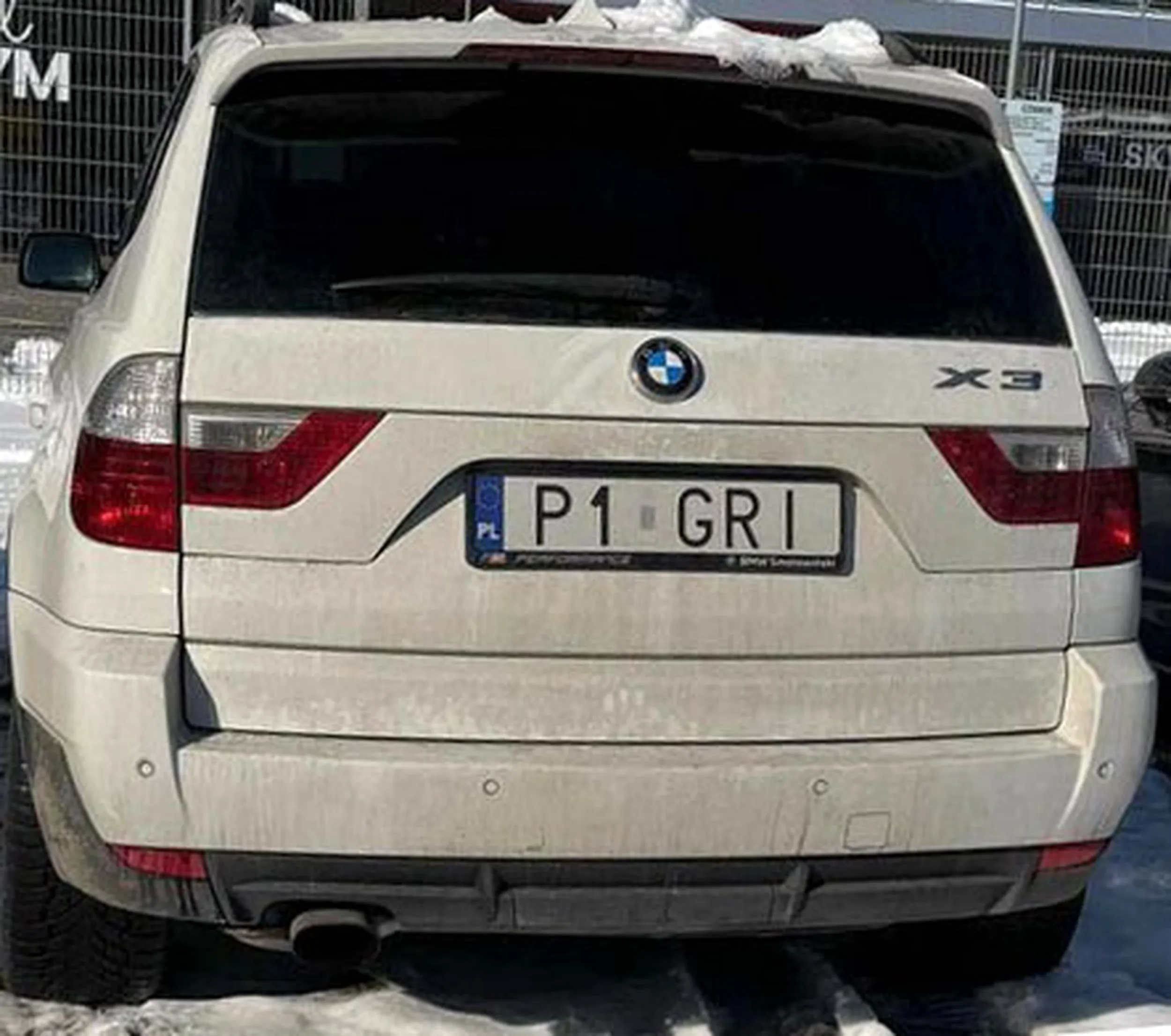 Fajny numer, blacha P1 GRI