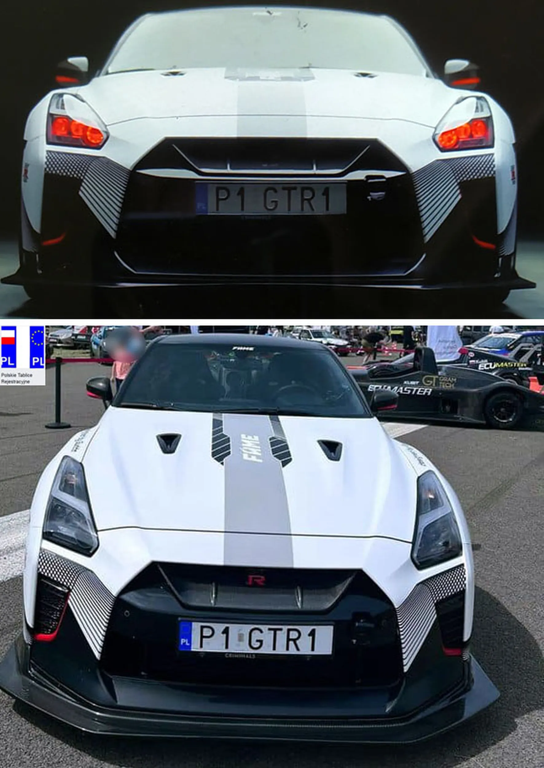 Fajny numer, blacha P1 GTR1