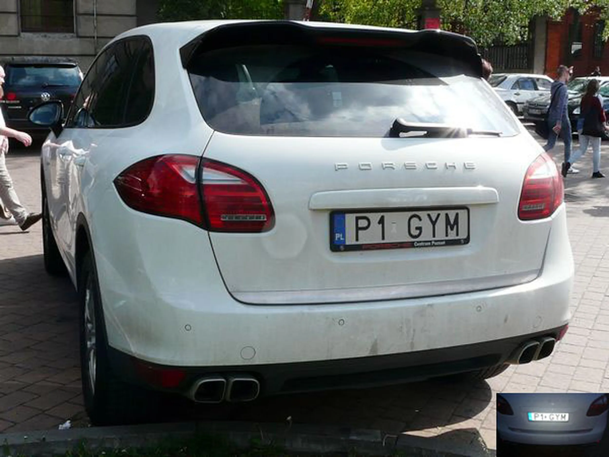 Fajny numer, blacha P1 GYM