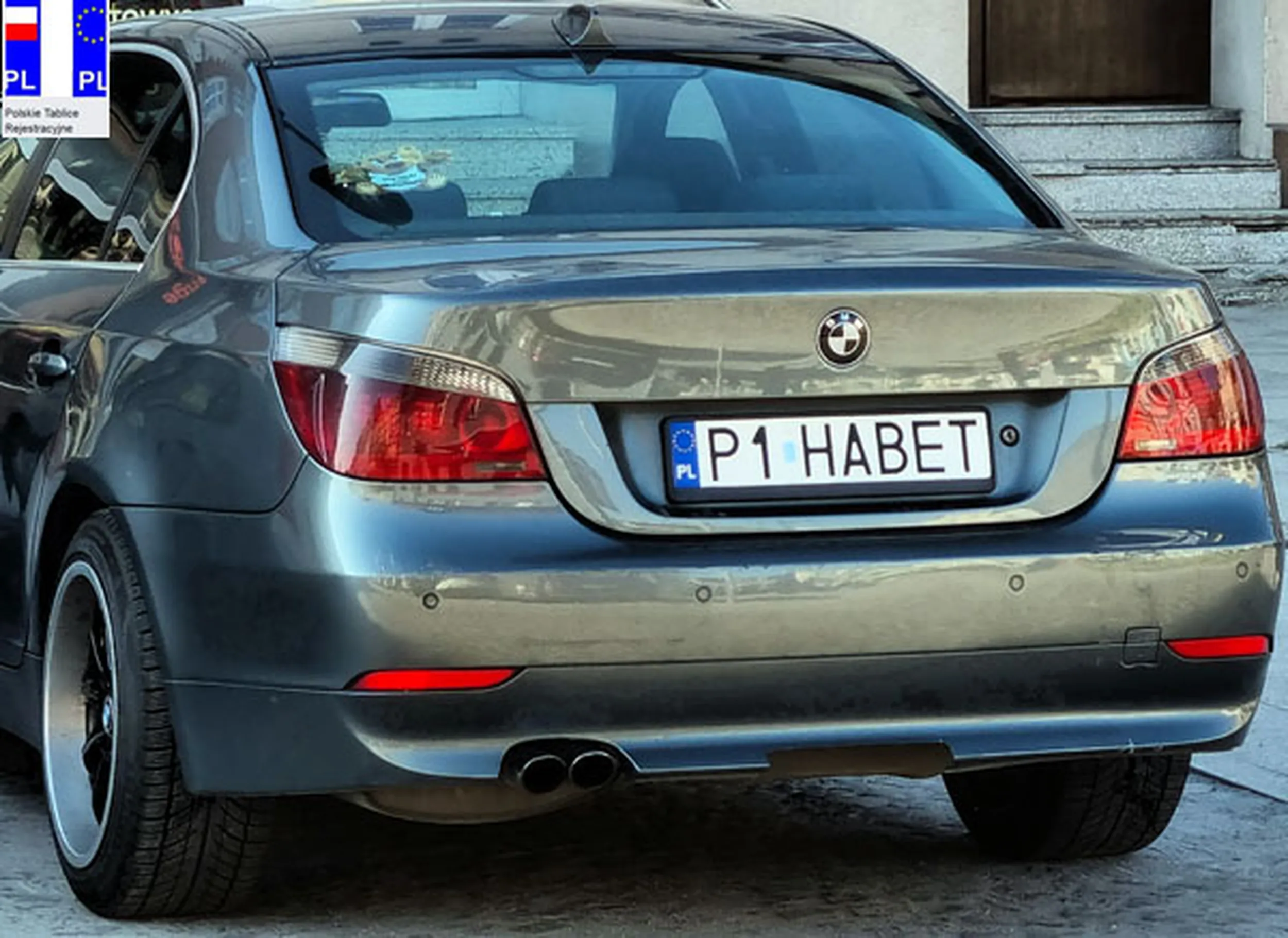 Fajny numer, blacha P1 HABET