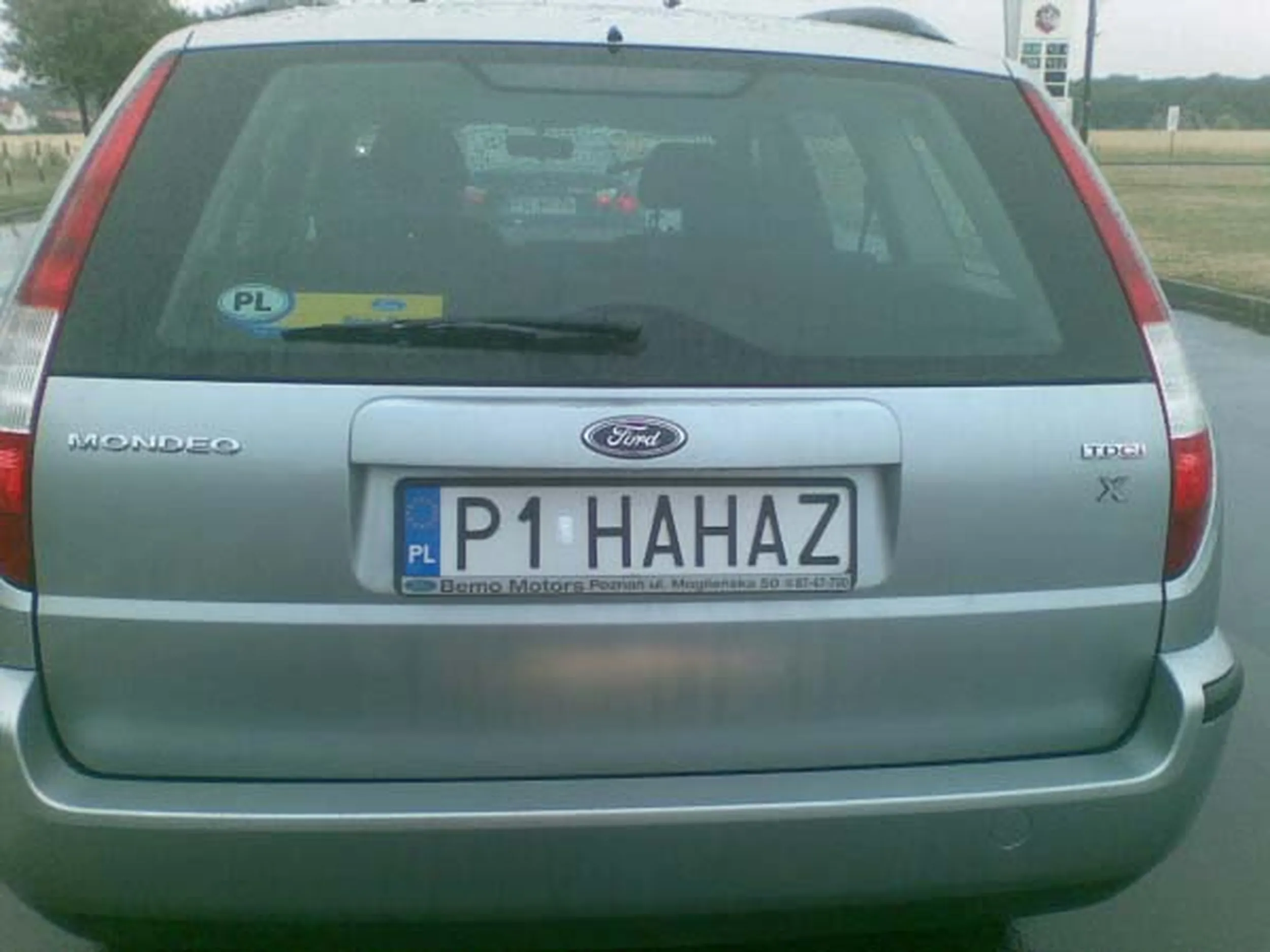 Fajny numer, blacha P1 HAHAZ