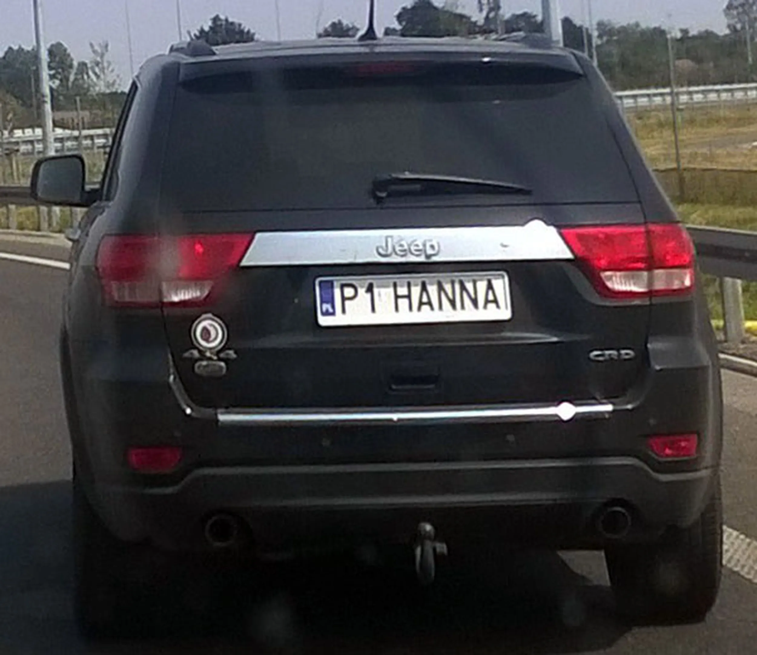 Fajny numer, blacha P1 HANNA