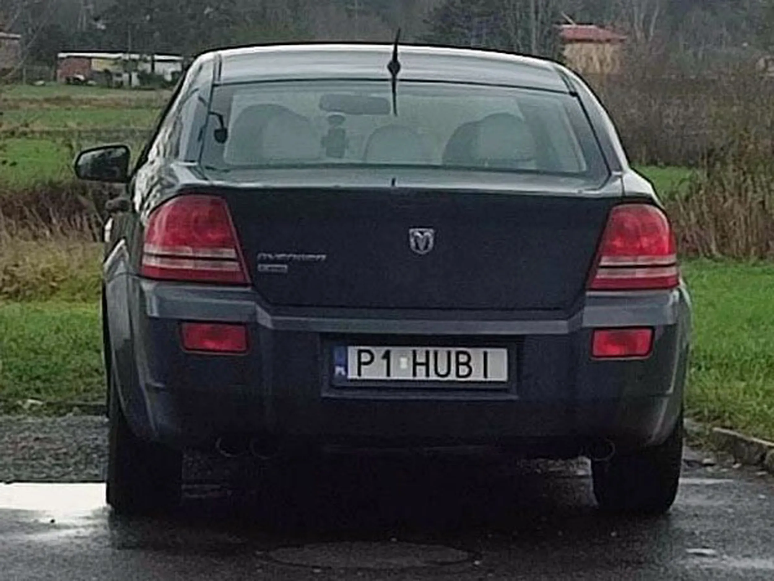 Fajny numer, blacha P1 HUBI