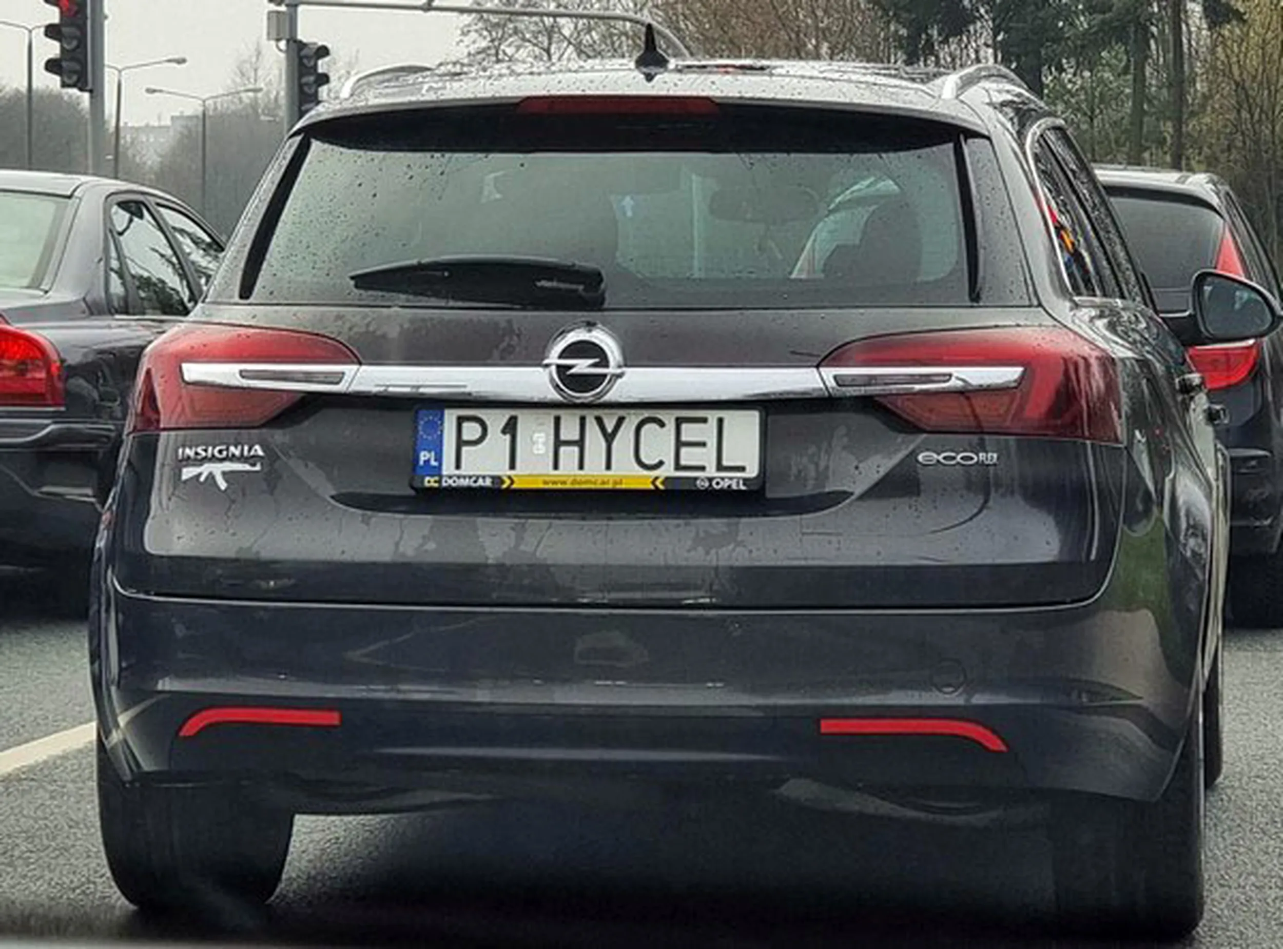 Fajny numer, blacha P1 HYCEL