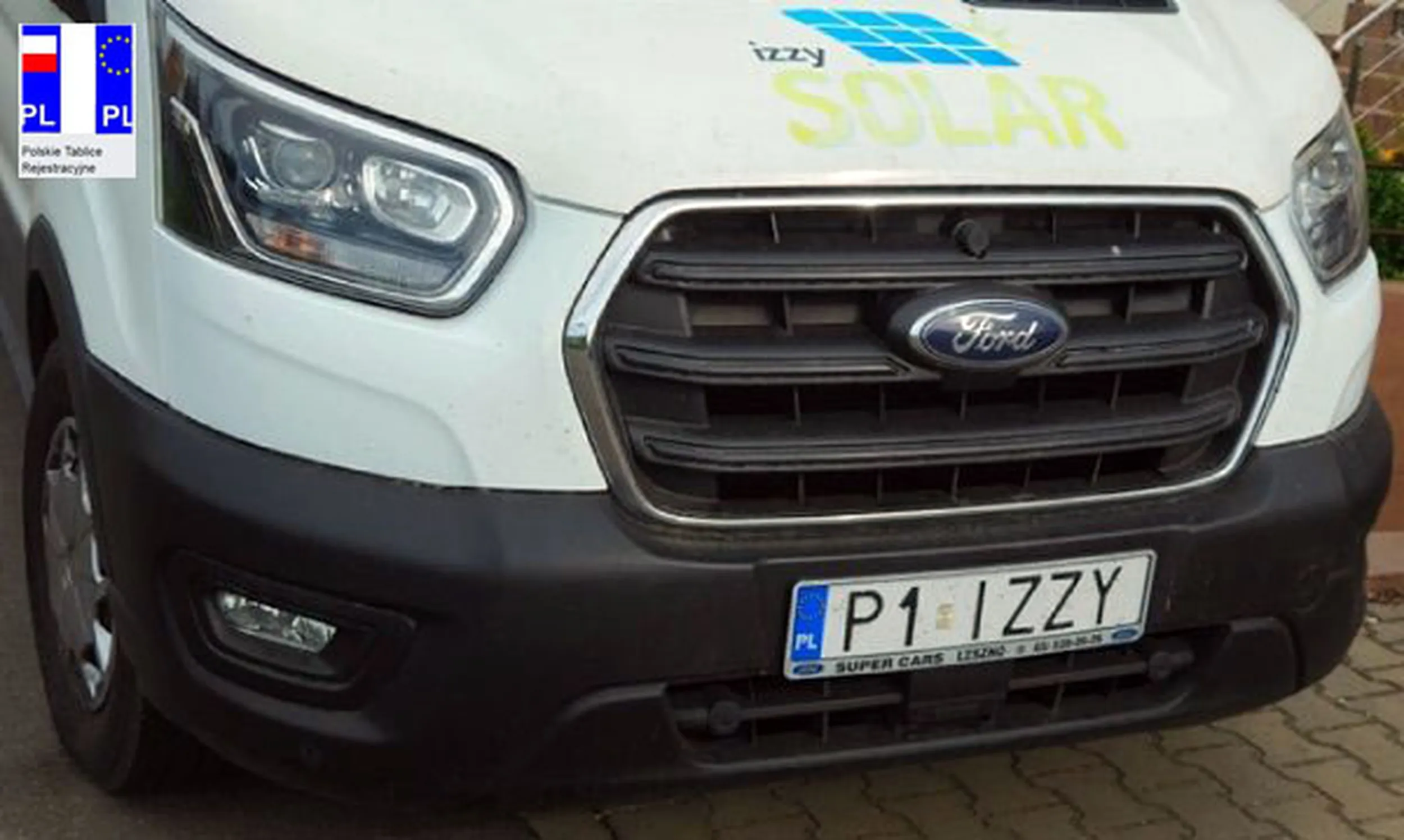 Fajny numer, blacha P1 IZZY