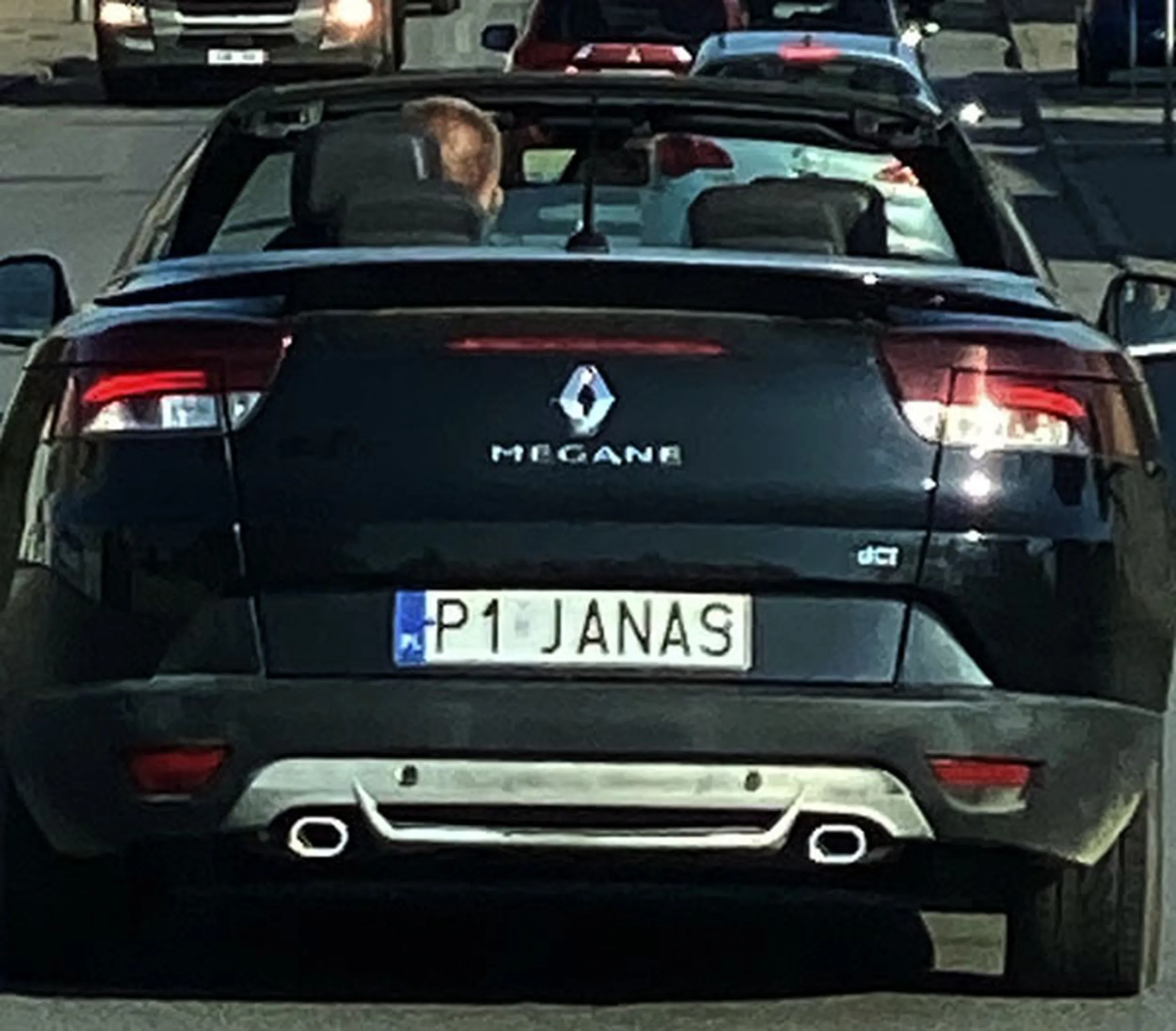 Fajny numer, blacha P1 JANAS