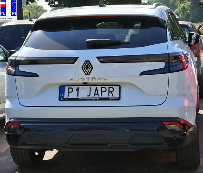 Fajny numer, blacha P1 JAPR