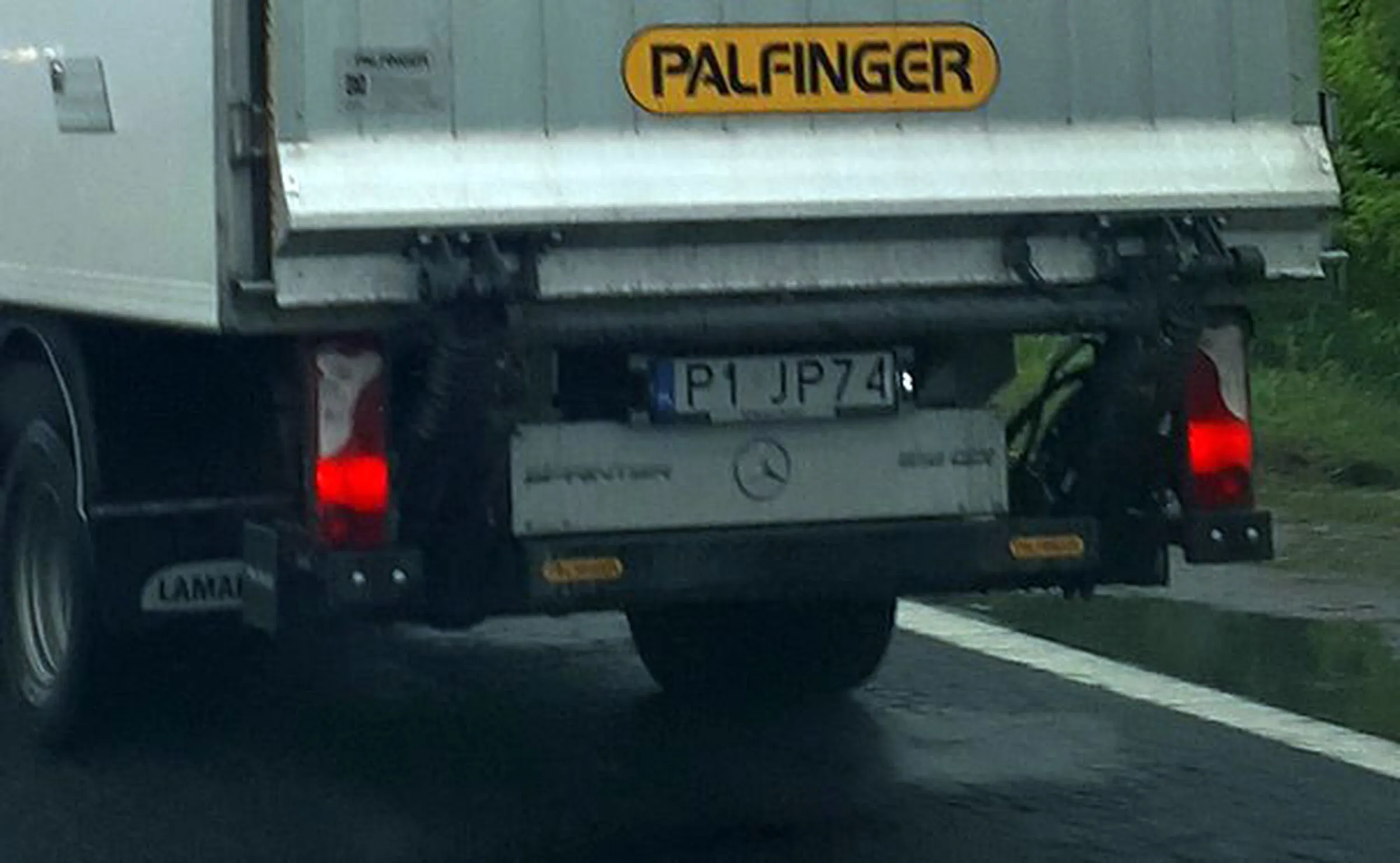 Fajny numer, blacha P1 JP74